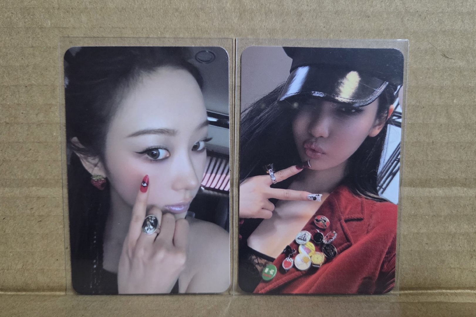 美版寧親簽全專 團封吉明信片 寧卡贈吉卡