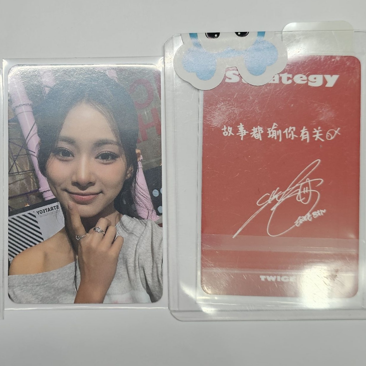 子瑜 中文卡背1.0+rtb特典卡（競標中）