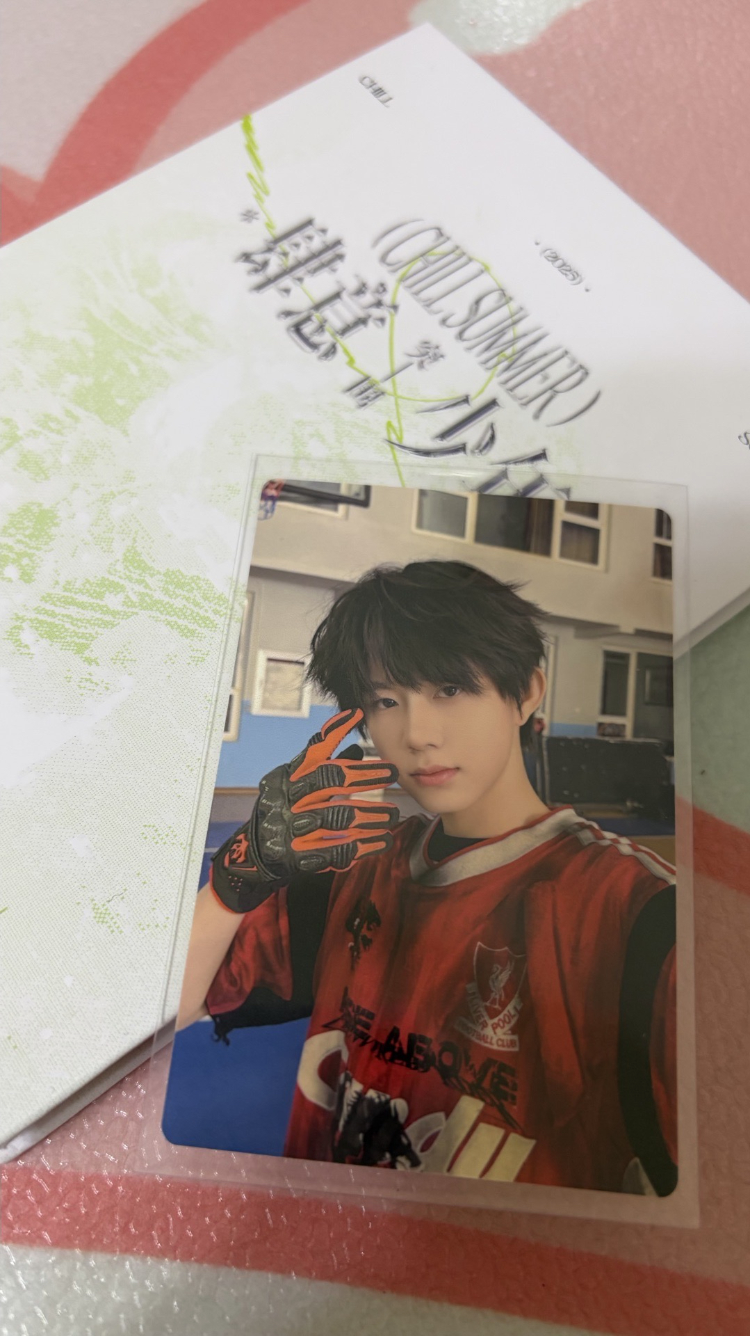 陳奕恒突圍手寫小卡