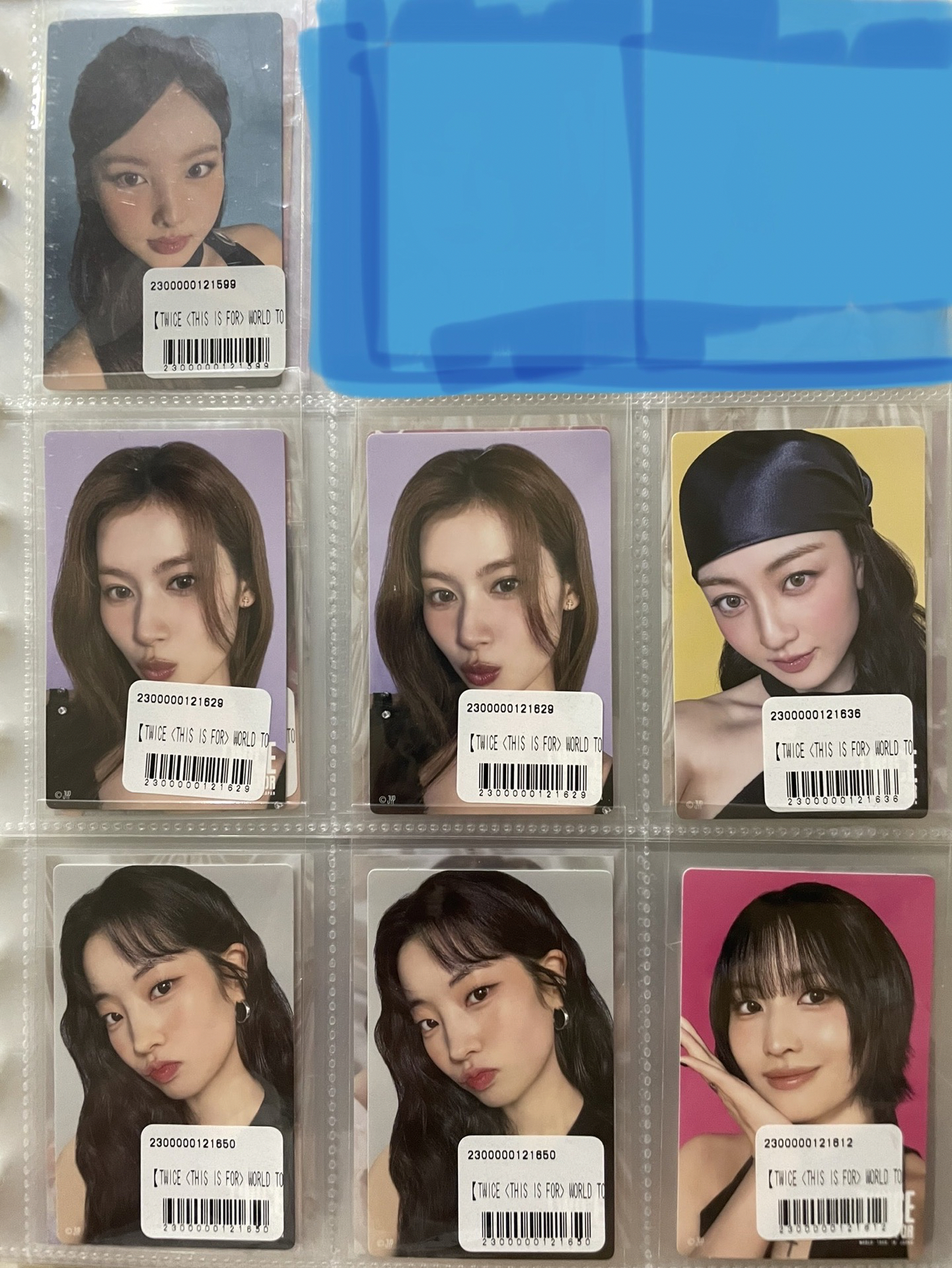 TWICE 六巡 線上一番賞 貼紙