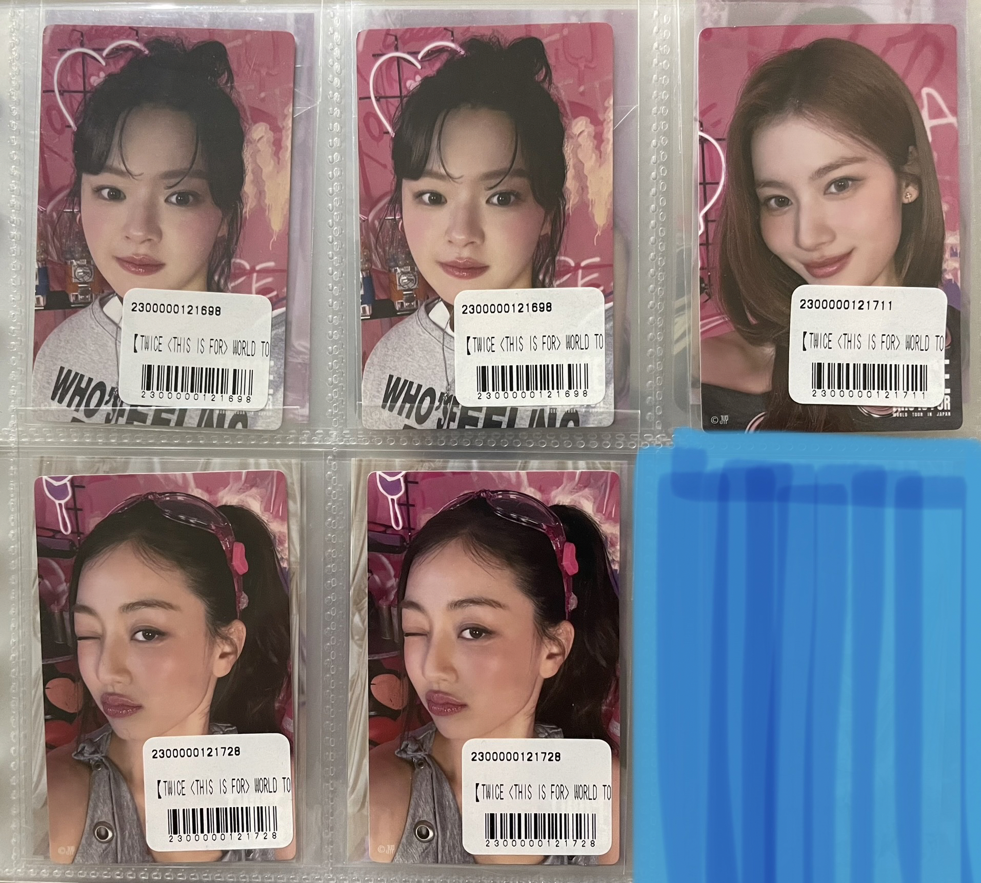 TWICE 六巡 線上一番賞 貼紙