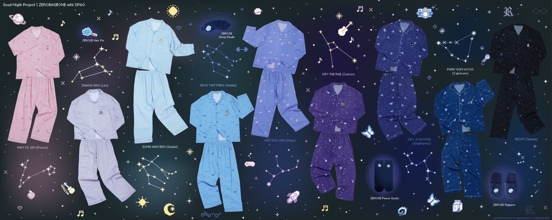 SPAO Good Night Collection 聯名睡衣