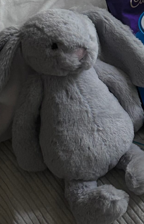 jellycat灰色兔子