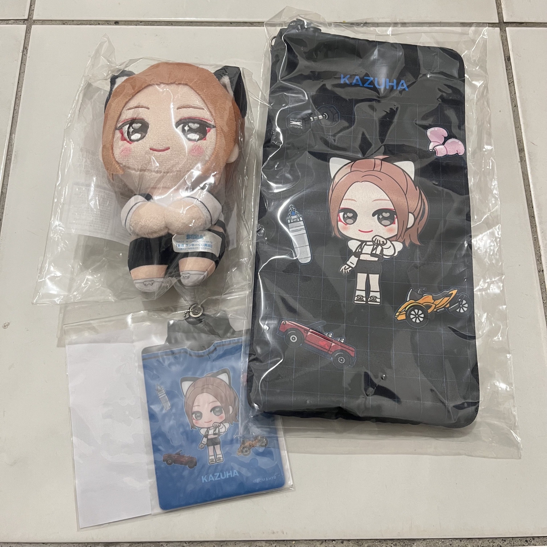 SEGA一番賞 娃娃 收納包 卡套-一葉/允真