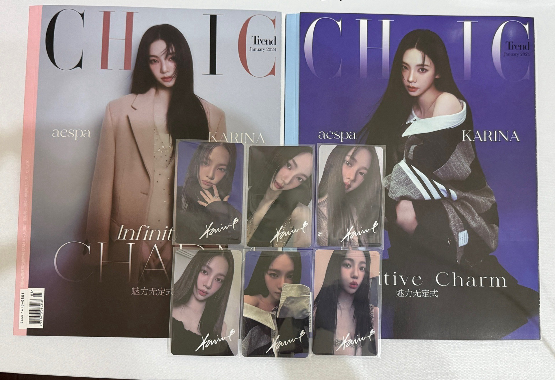 Karina｜Chic雜誌➕小卡一套