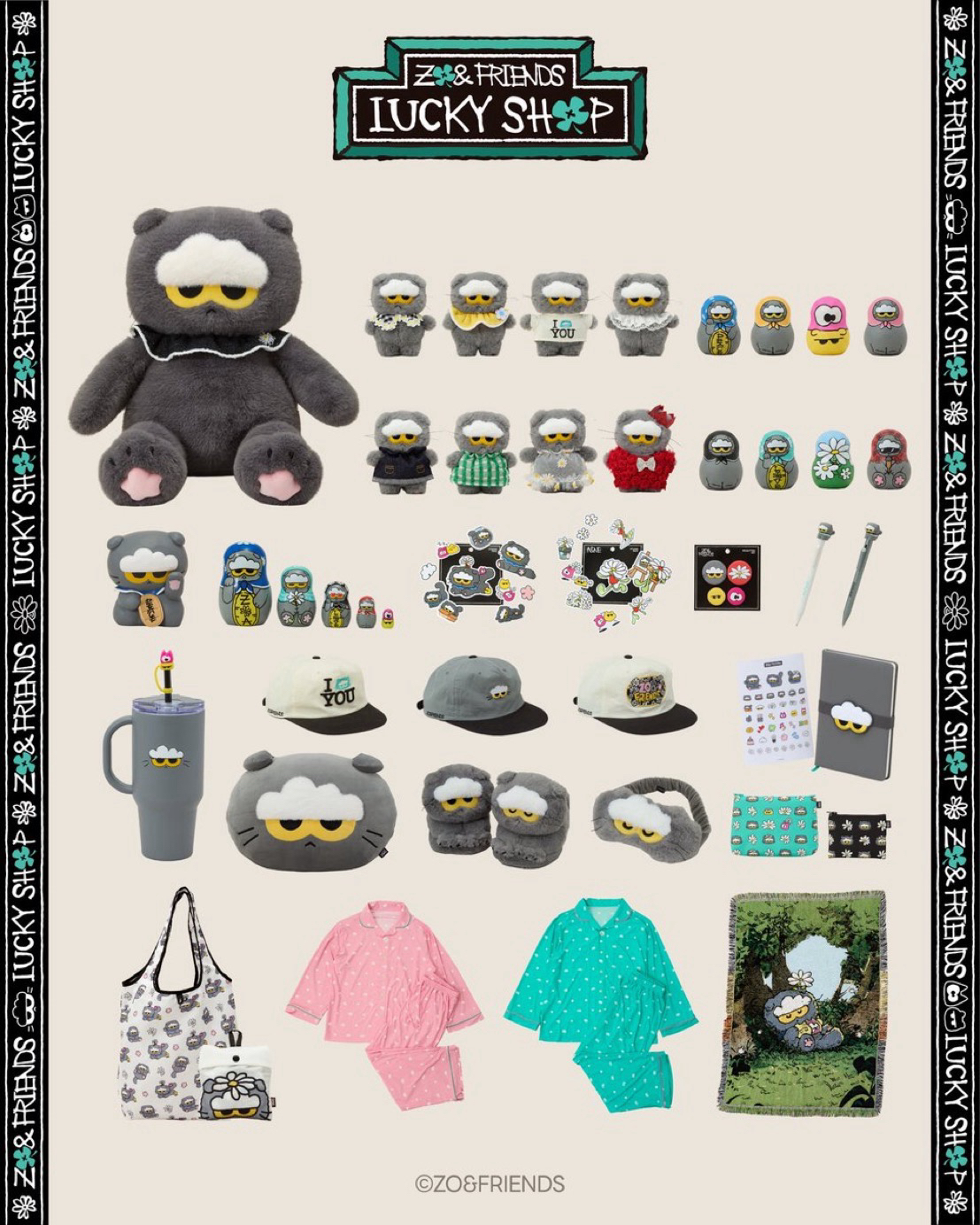 ZO&FRIENDS LUCKY SHOP快閃店