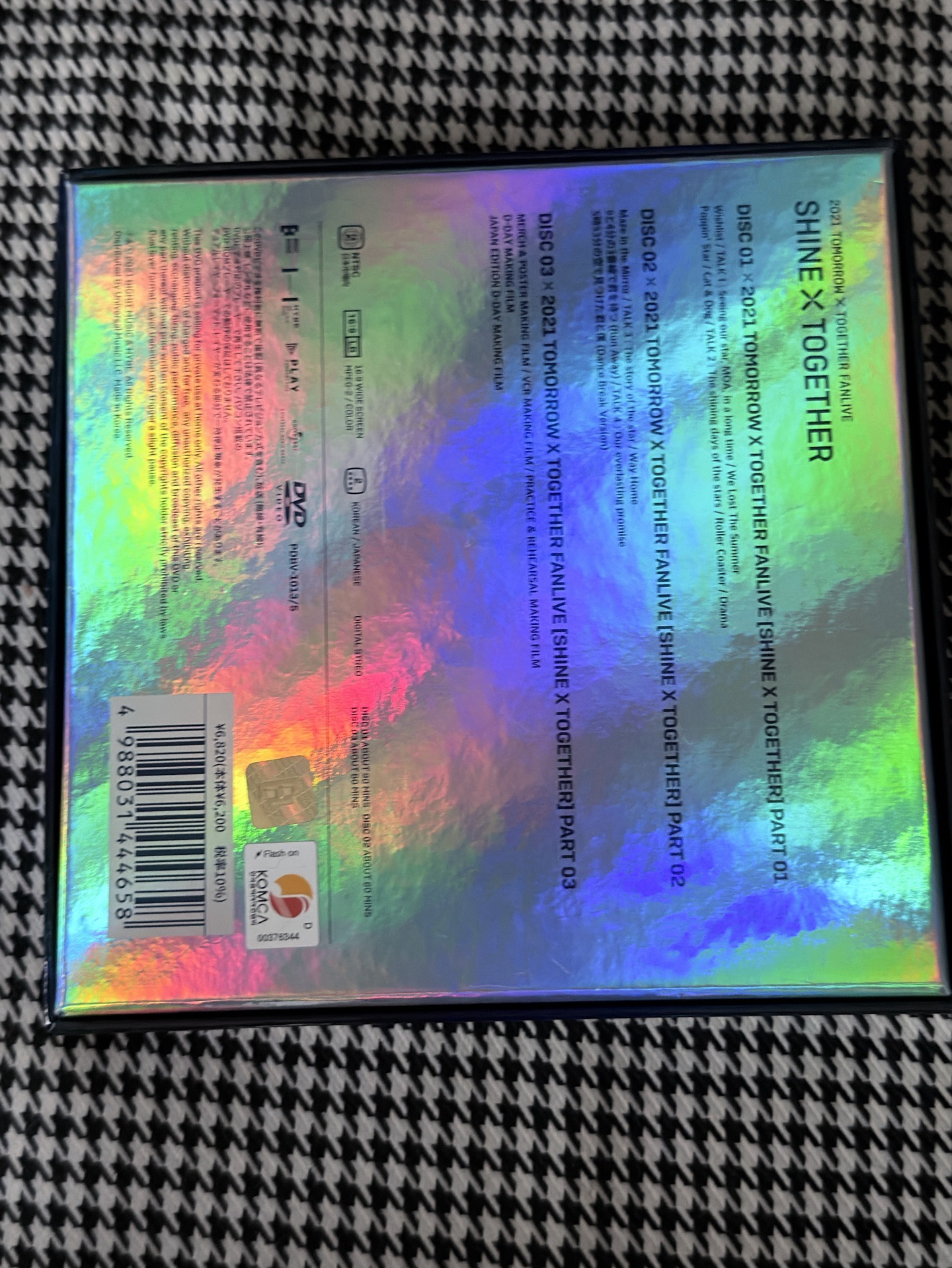 (現貨整圖）TXT DVD