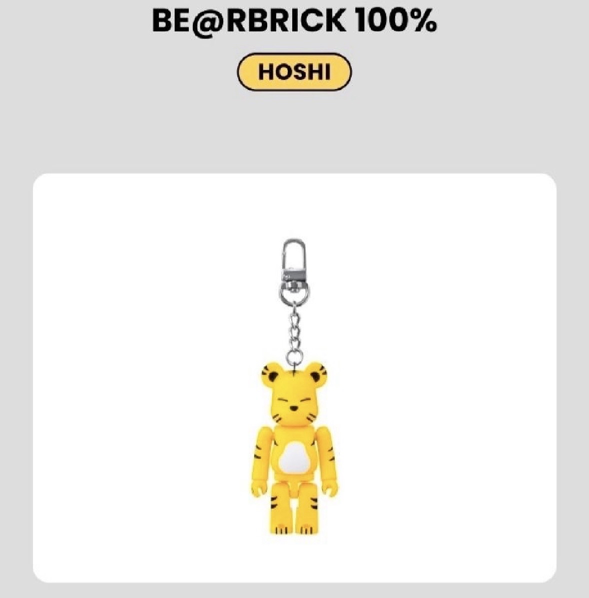 BE@RBRICK 100% 鑰匙圈吊飾 順榮