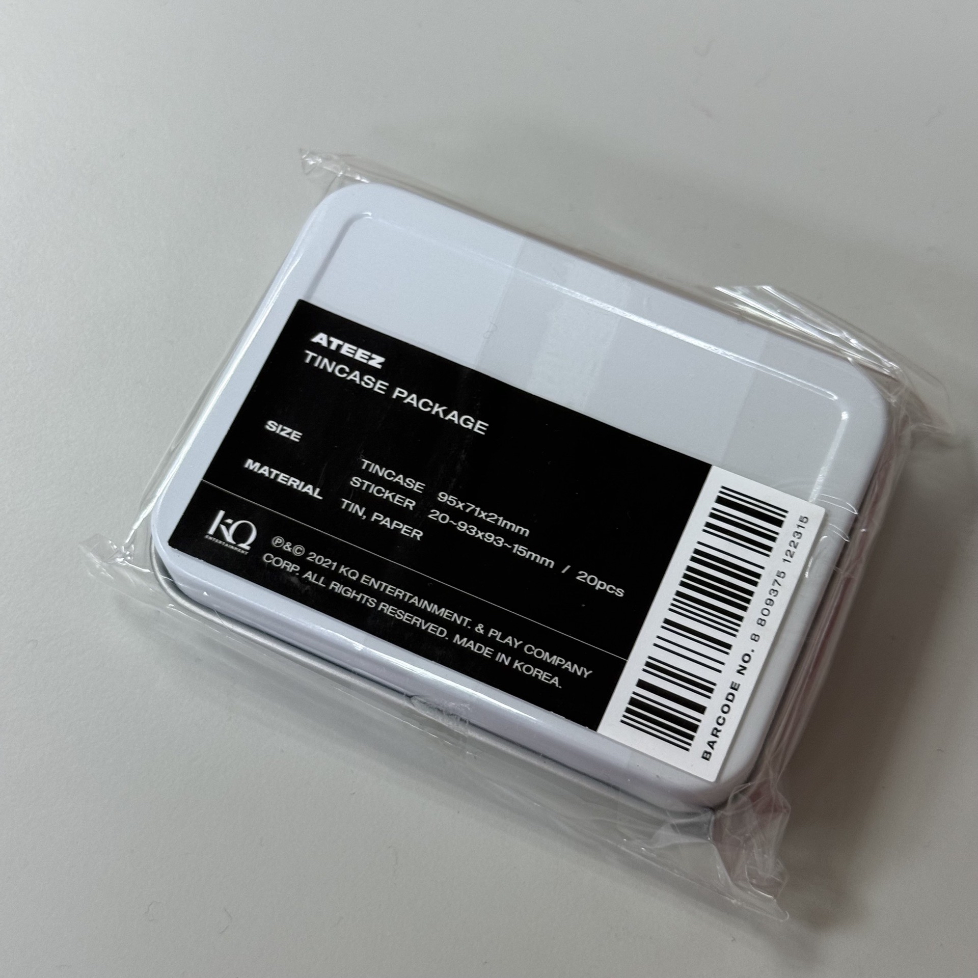 ATEEZ KQ SHOP 鐵盒