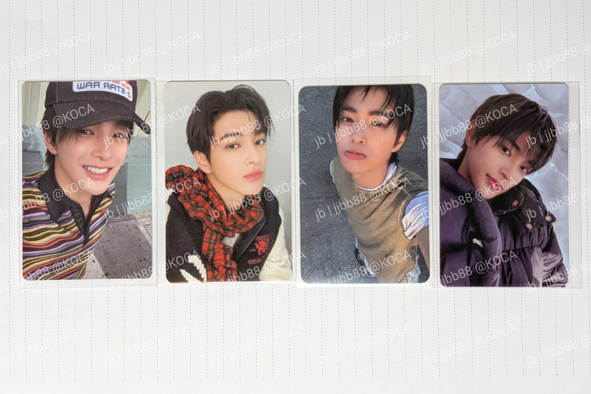 安乾鎬小盤 4張如圖 (s1,mp,bdm,wvs雪地)