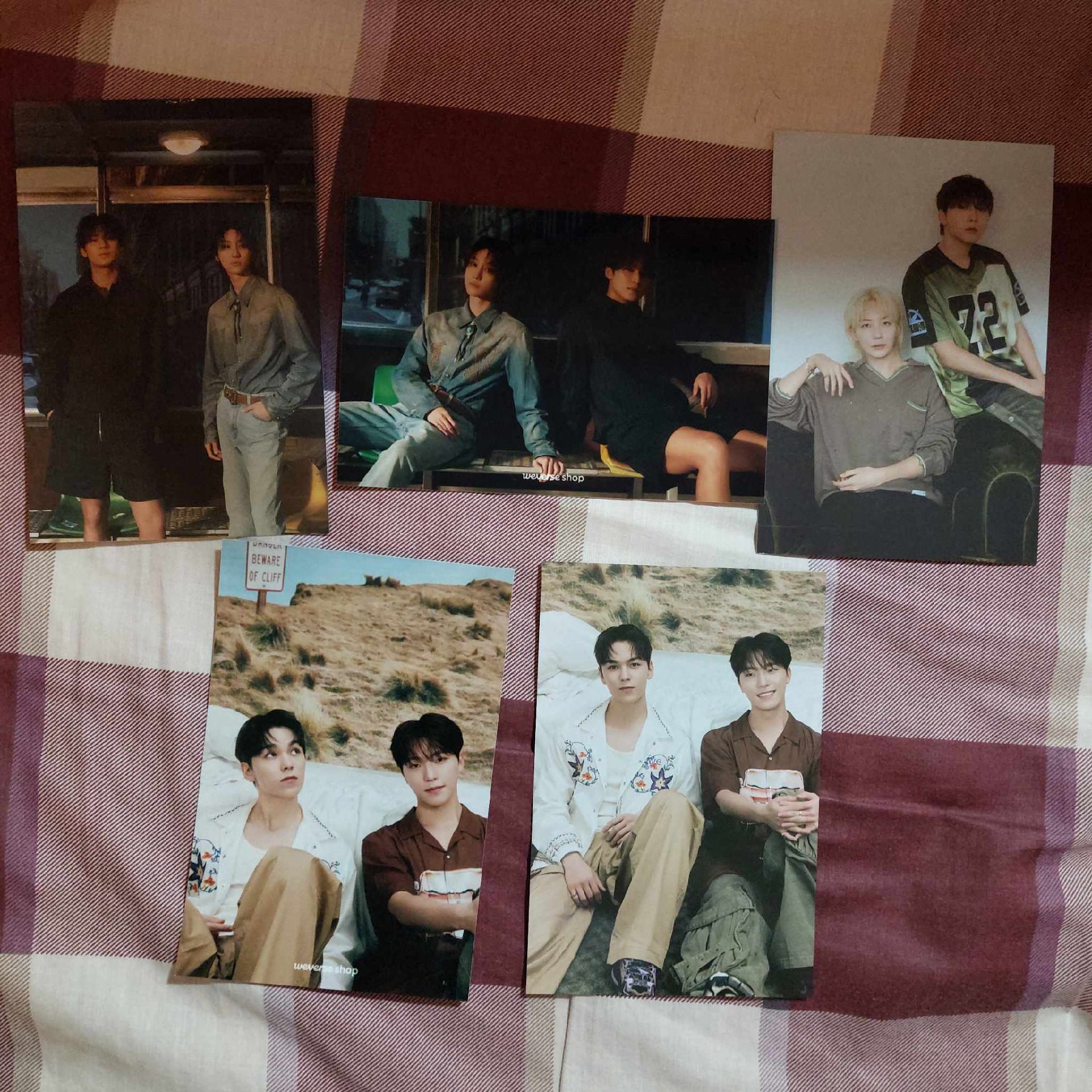 SEVENTEEN 2025 年曆 SEASON GREETINGS WVS特典 照片 奎八 秀勳 漢寛 率燦