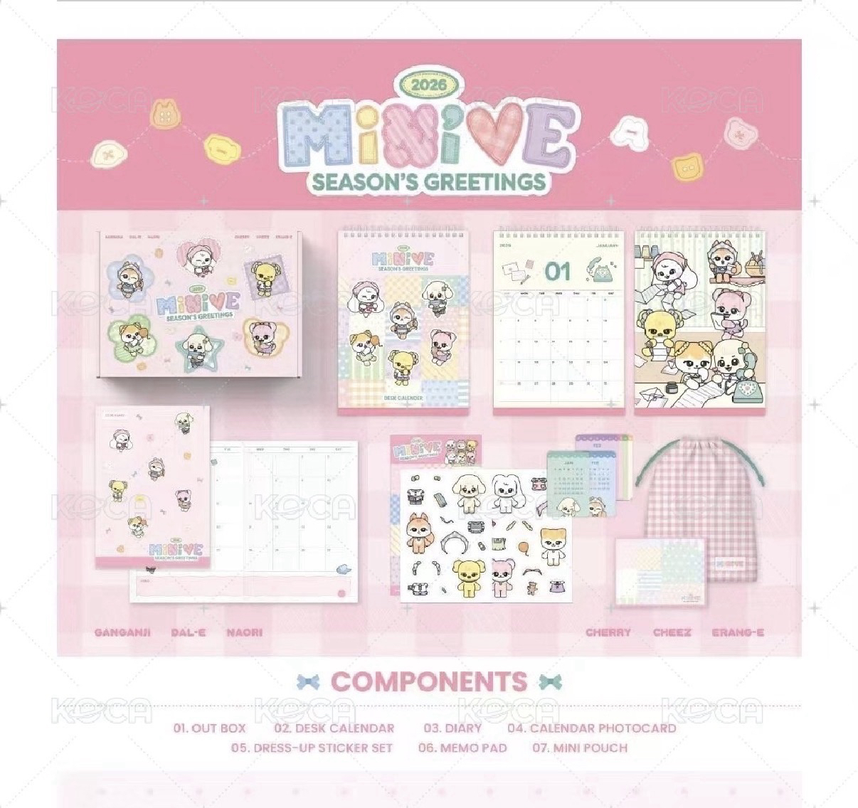 MINIVE '2026 SEASON'S GREETINGS'  年曆 