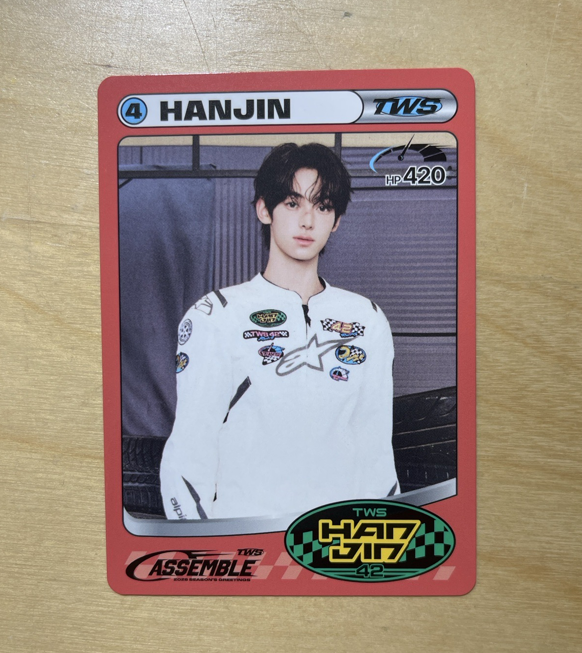 TWS 2026年曆卡 韓振