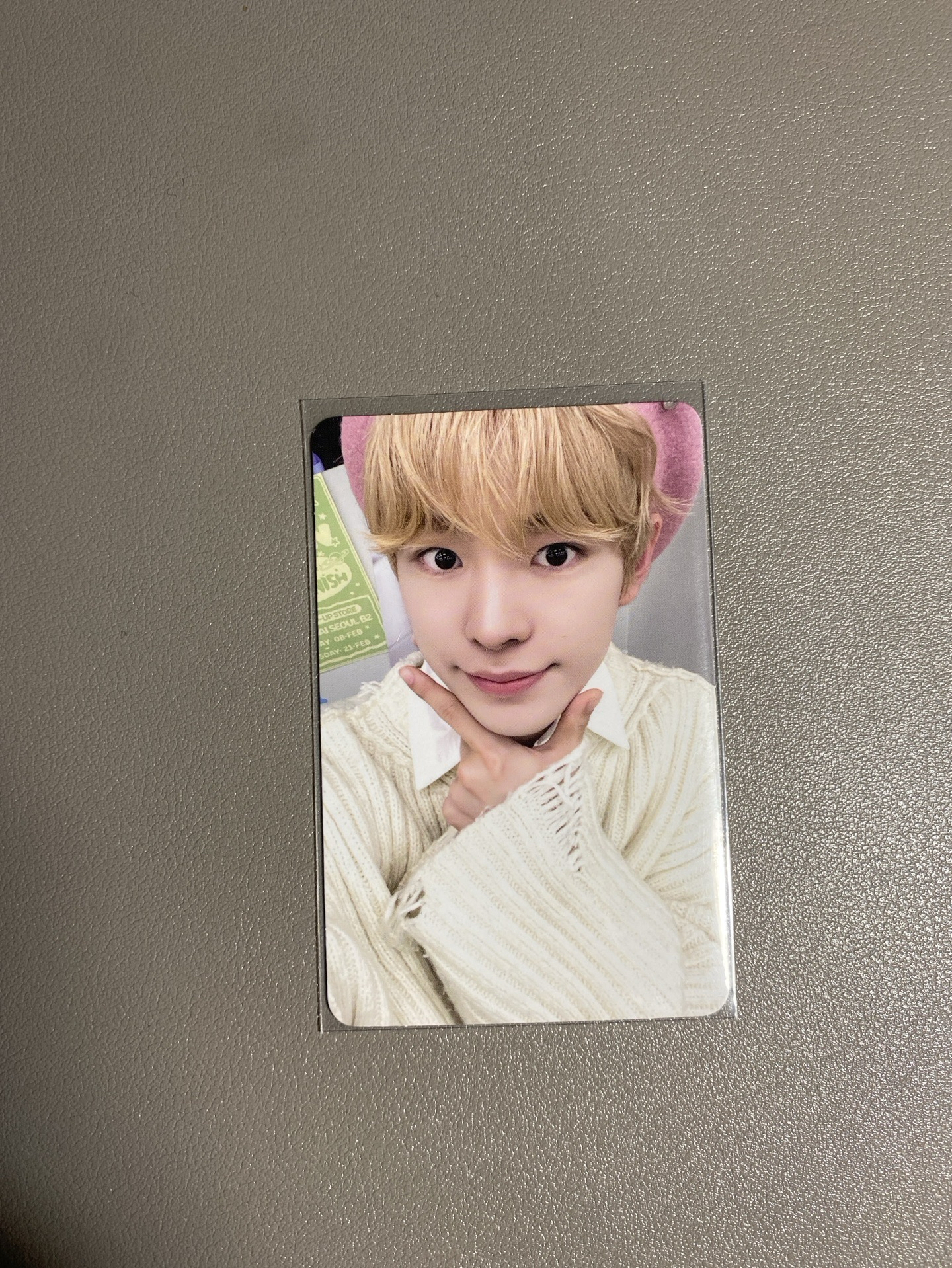 NCT WISH WISH STATION 快閃 周邊卡 wichu抱枕卡 YUSHI