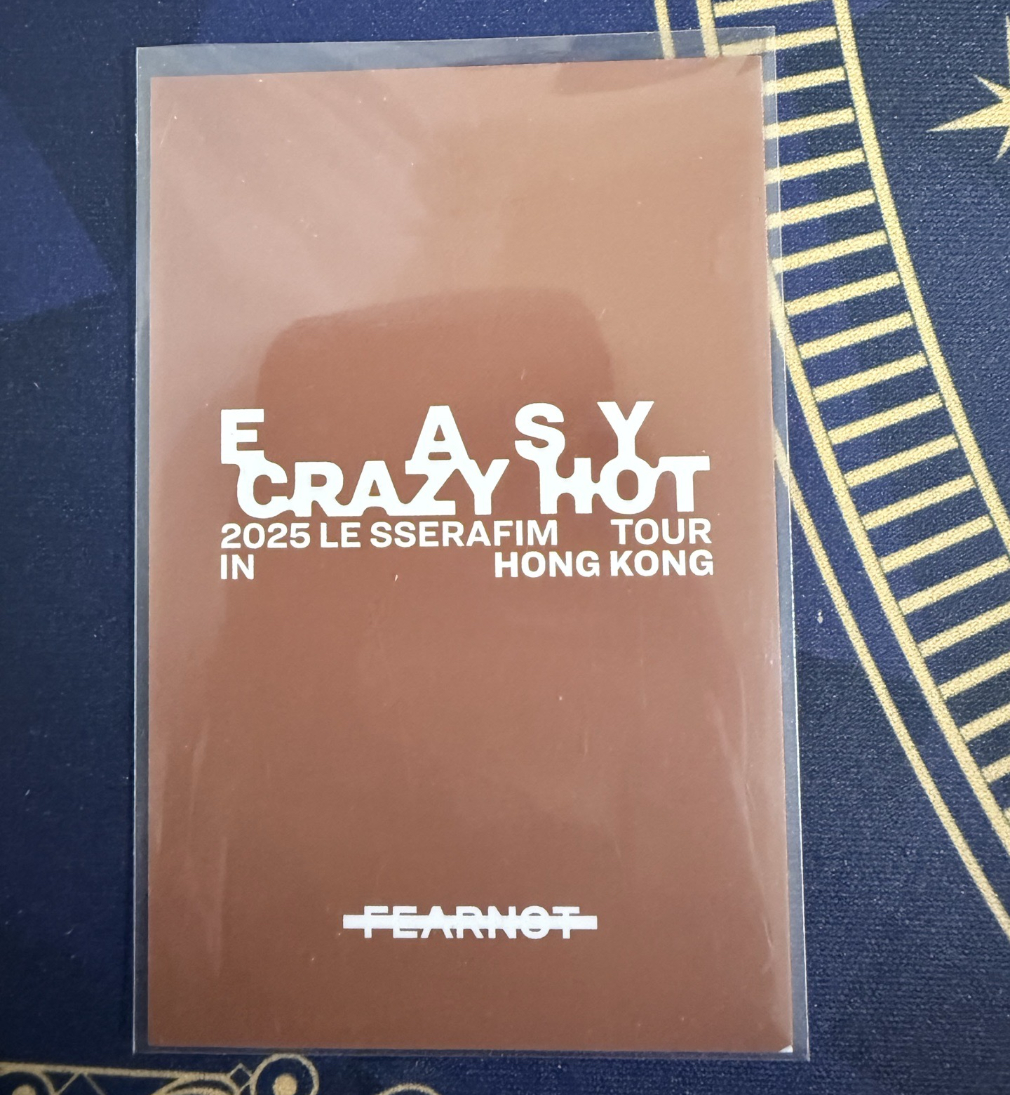 LeSserafim Eunchae HONG KONG zone卡