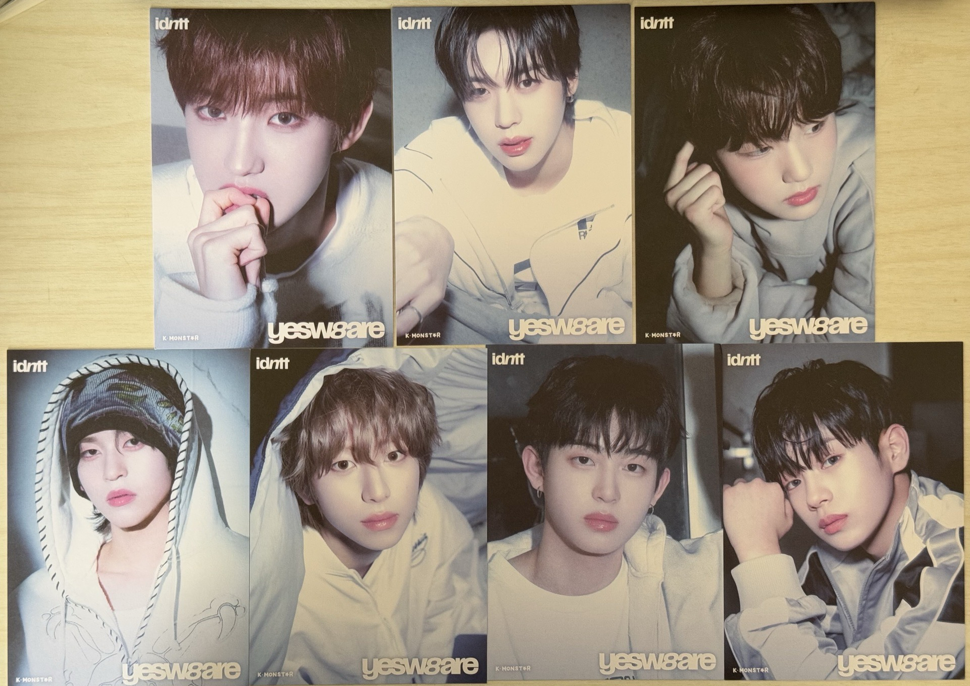 idntt 扭蛋會明信片組雙數組