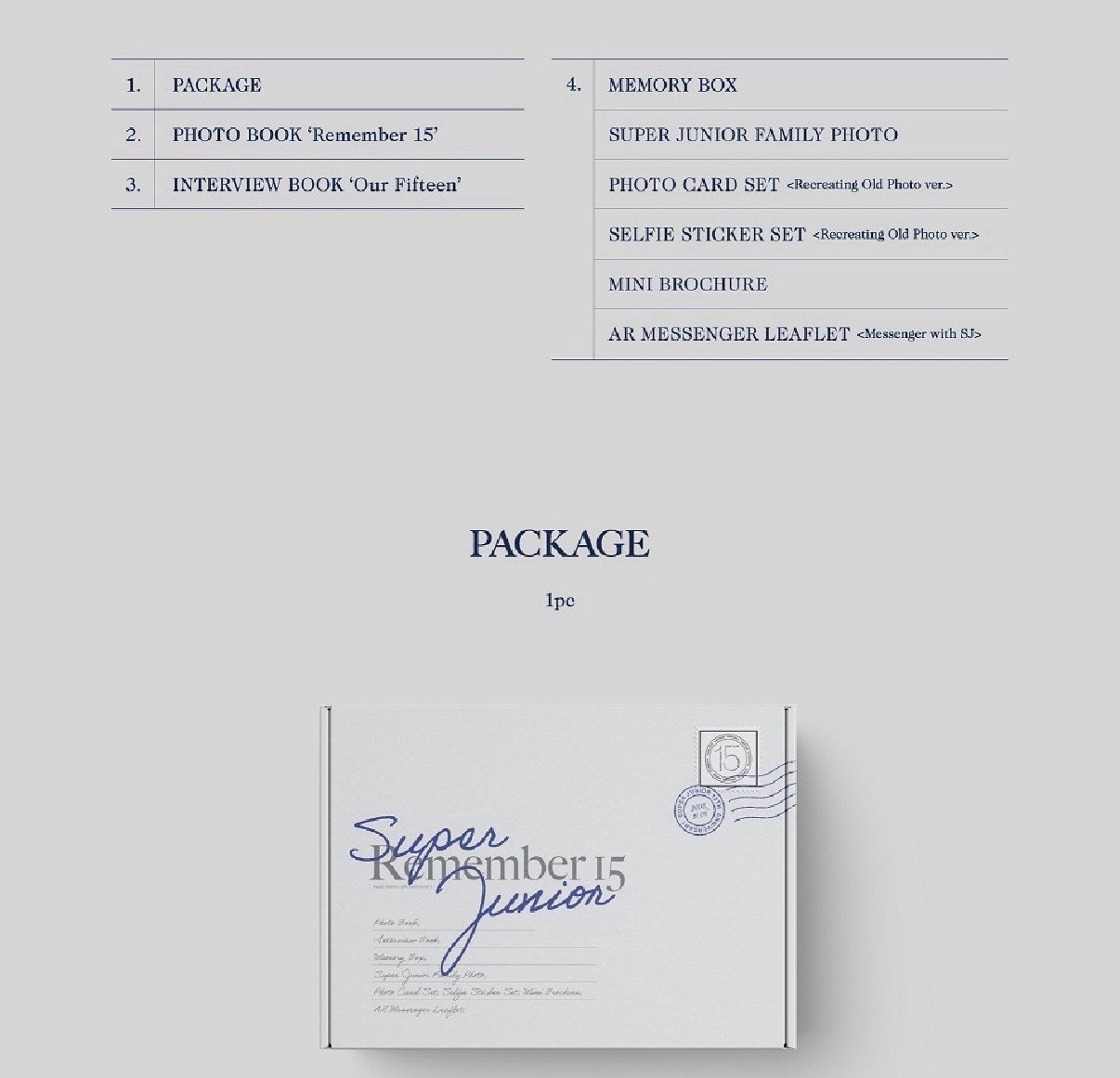 SJ 15週年 寫真組