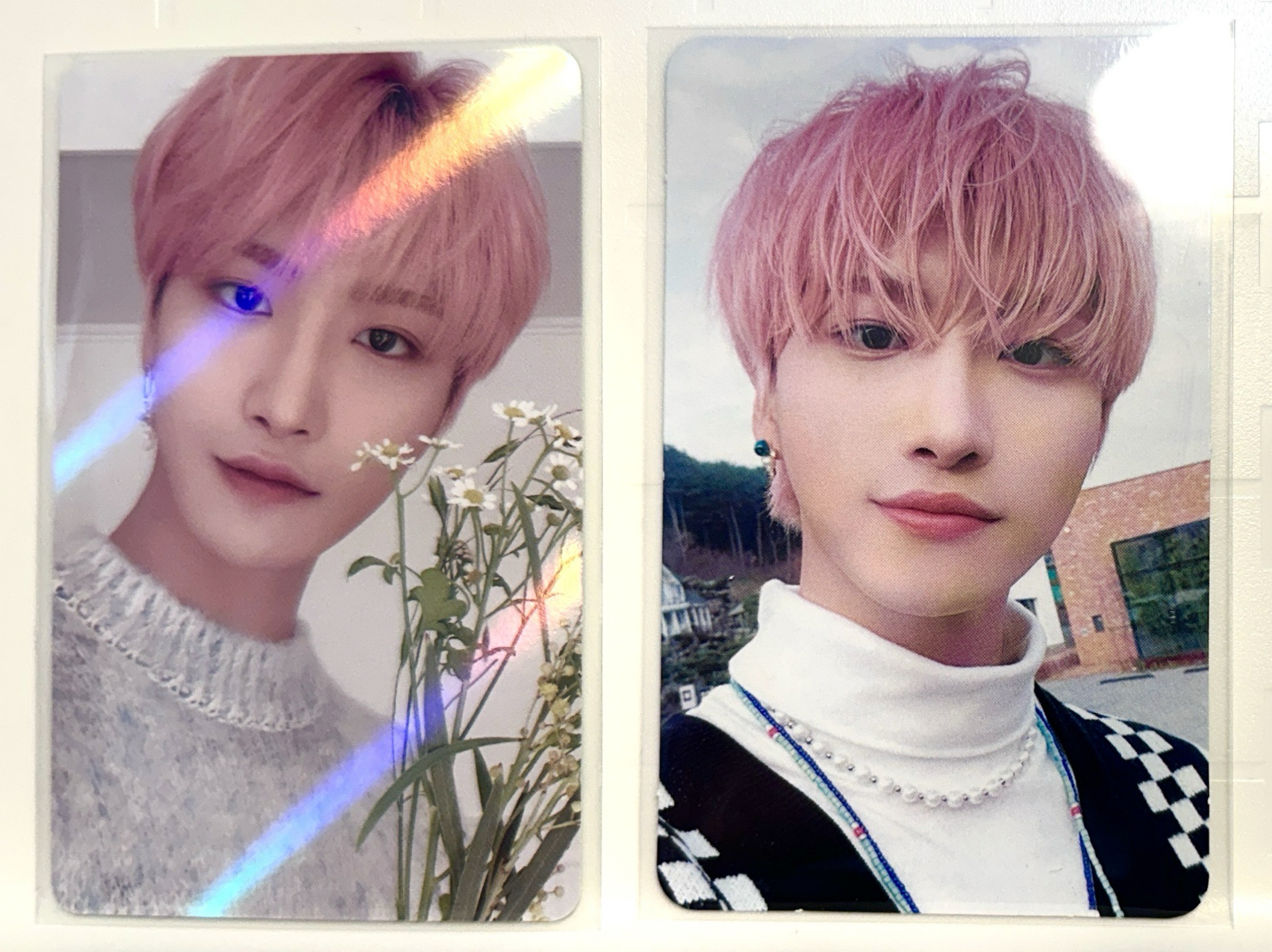 Ode to youth 寫真小卡 粉髮星（兩張一起）