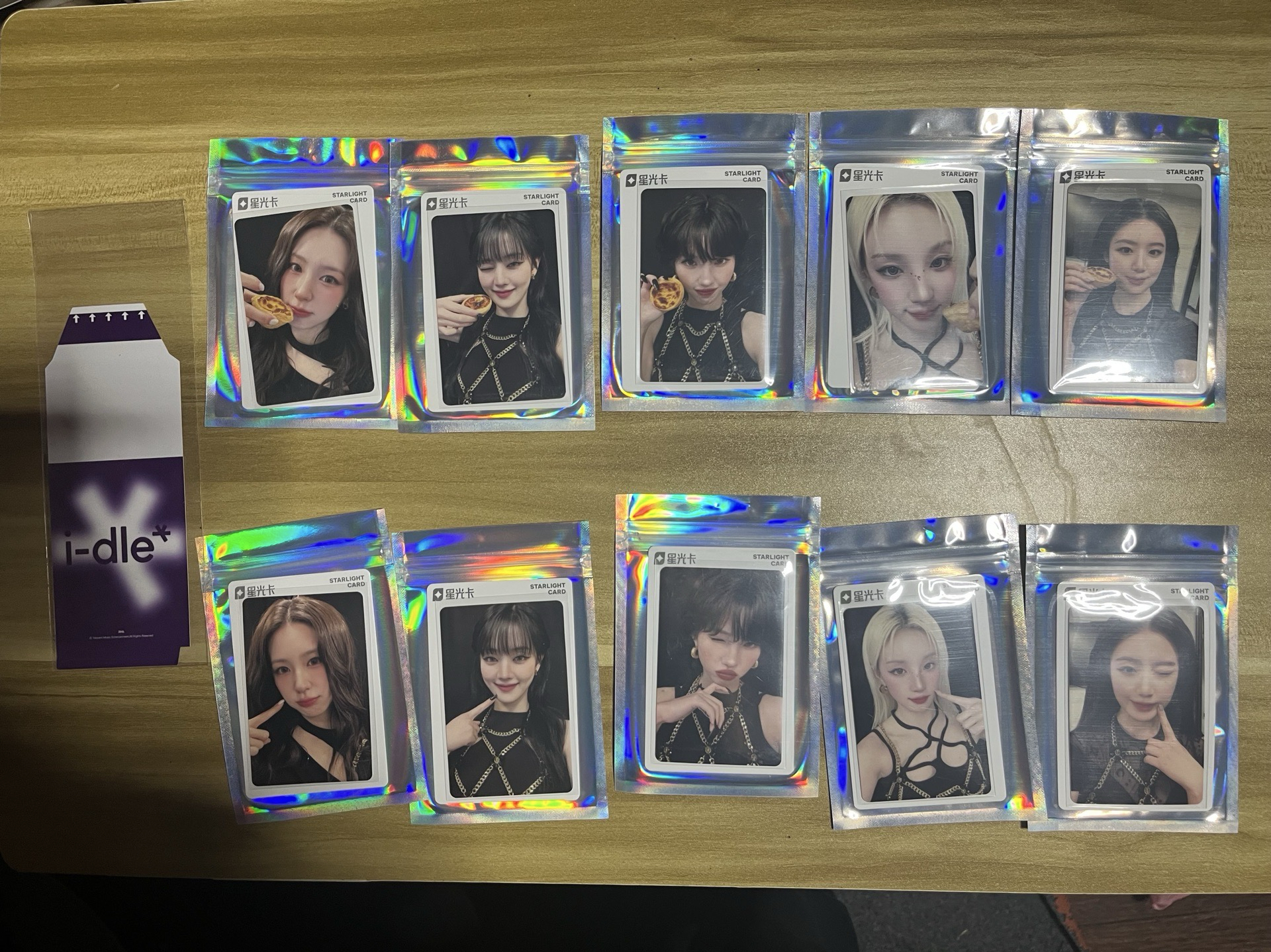 （🏰現貨）I-dle QQ音樂星光卡 三星 蛋塔