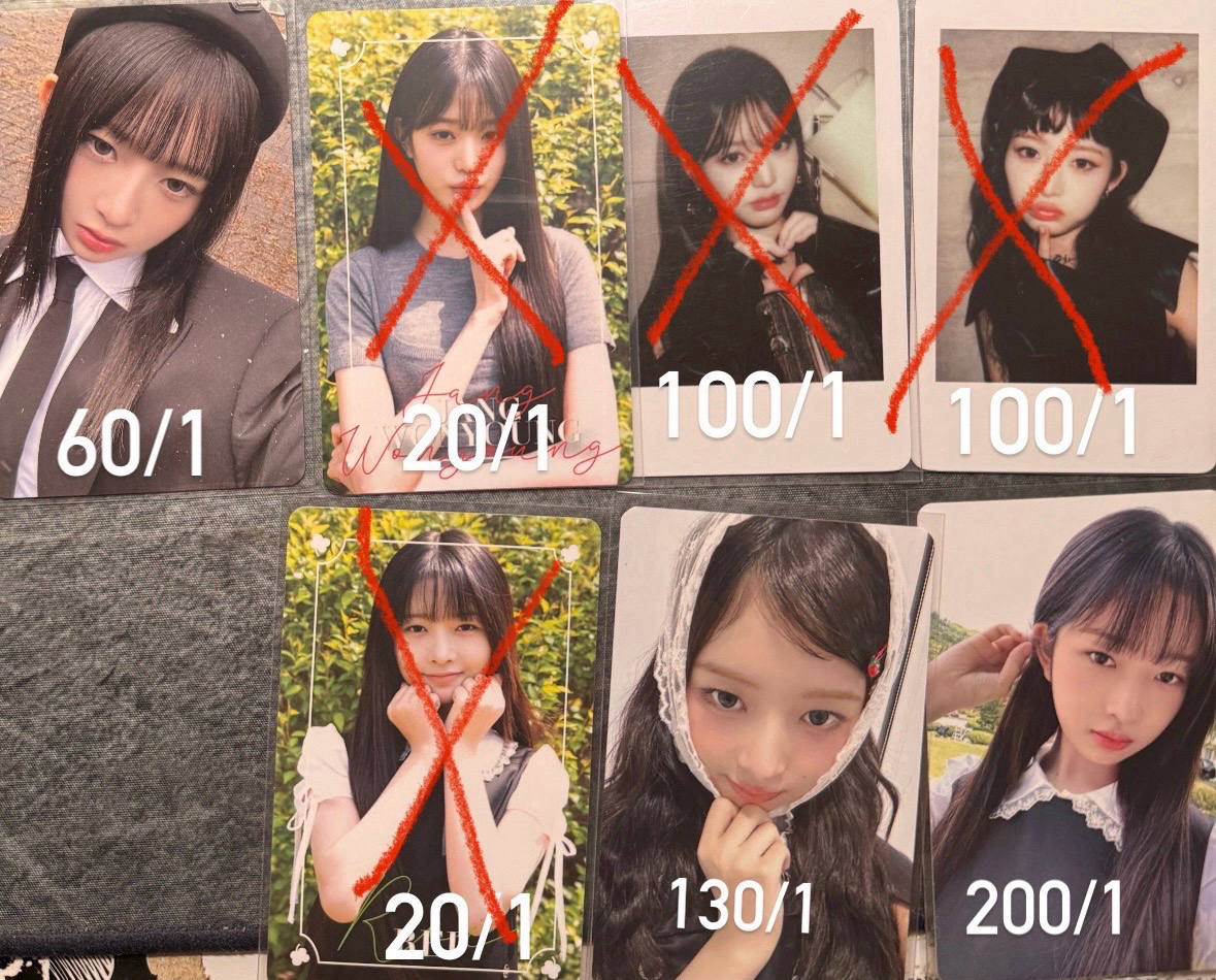 IVE REI 小盤 有少量成員