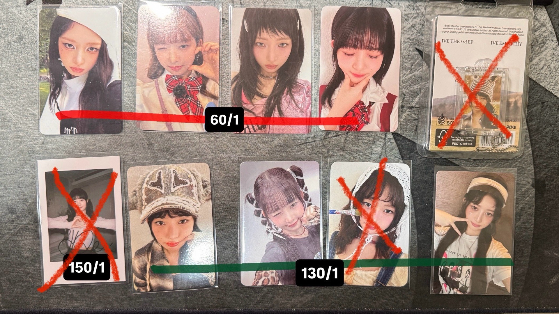 IVE REI 小盤 有少量成員