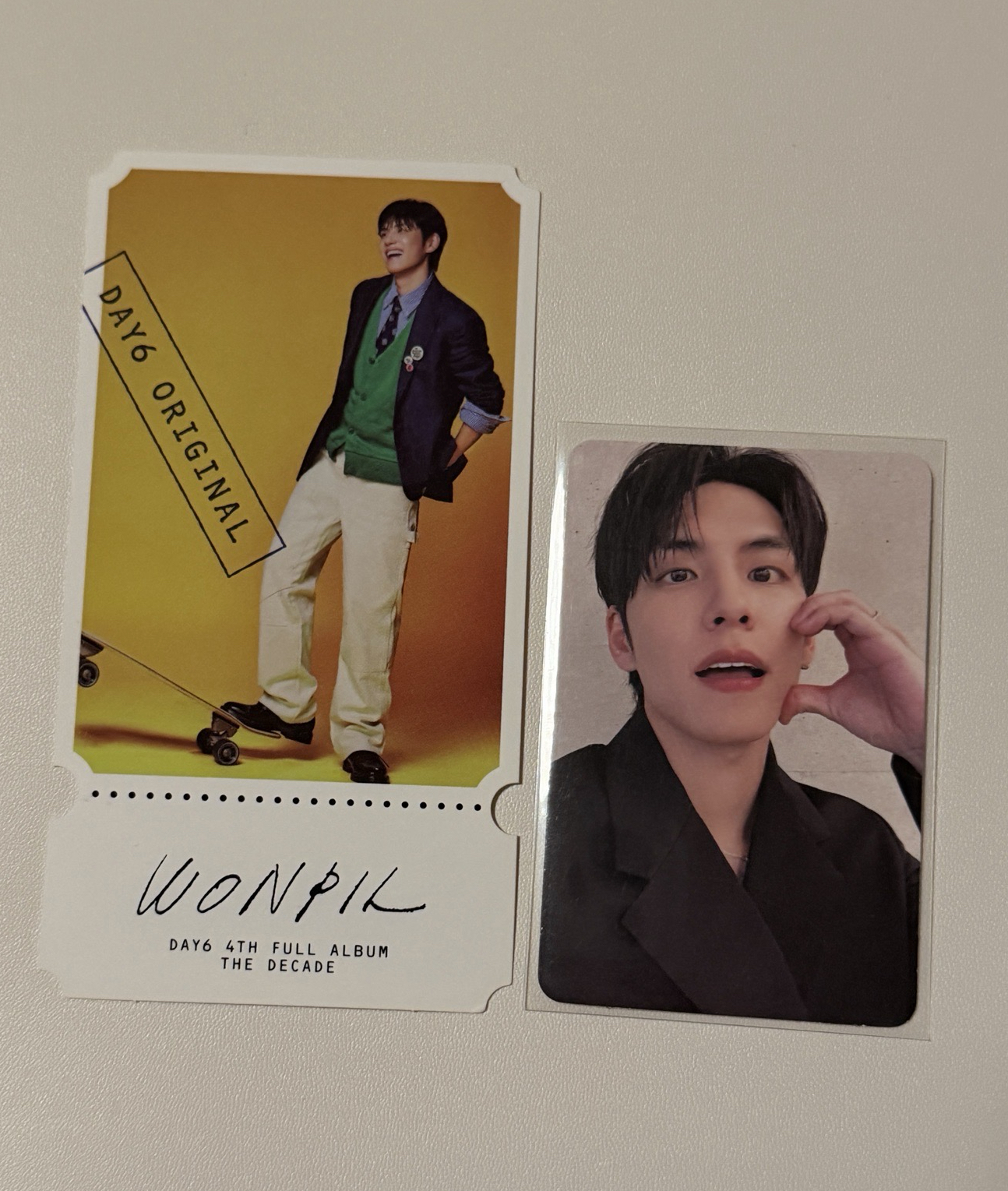 The DECADE 專輯小卡 票卡 明信片 海報