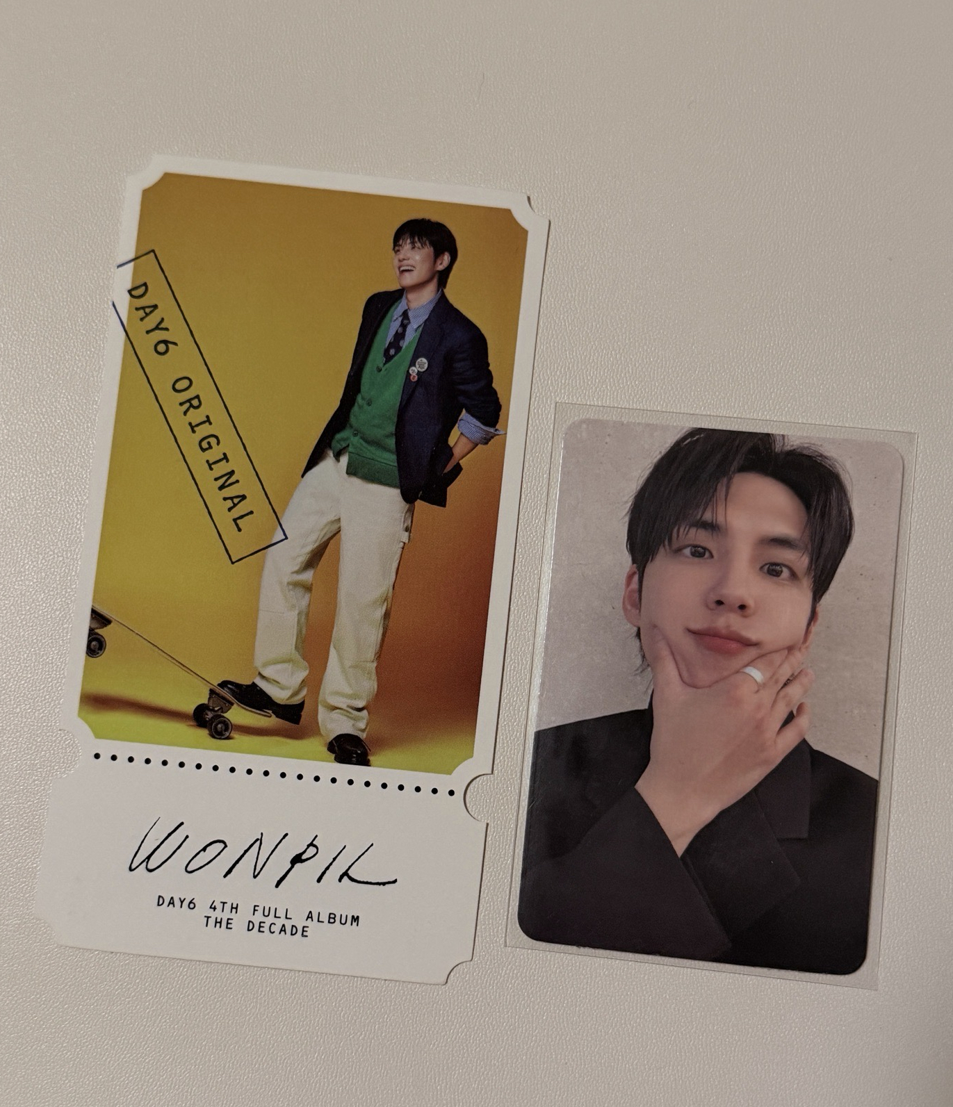 The DECADE 專輯小卡 票卡 明信片 海報