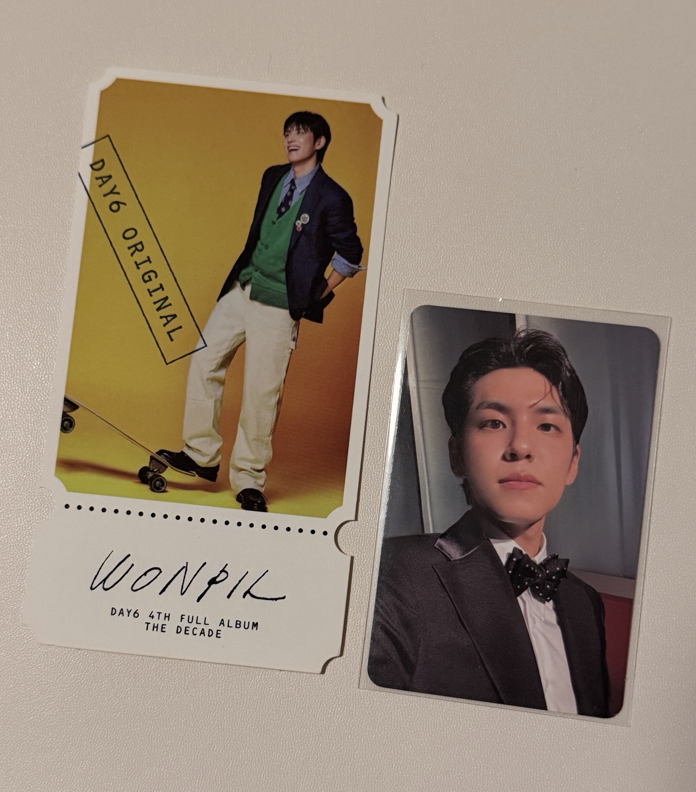 The DECADE 專輯小卡 票卡 明信片 海報