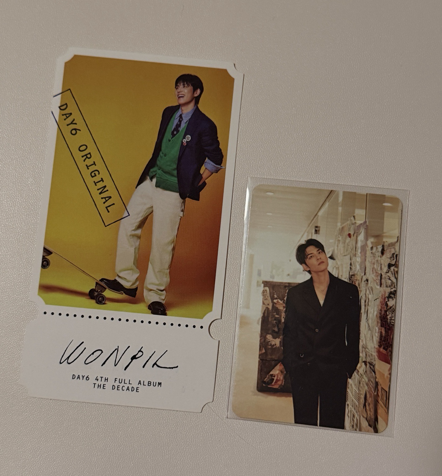 The DECADE 專輯小卡 票卡 明信片 海報