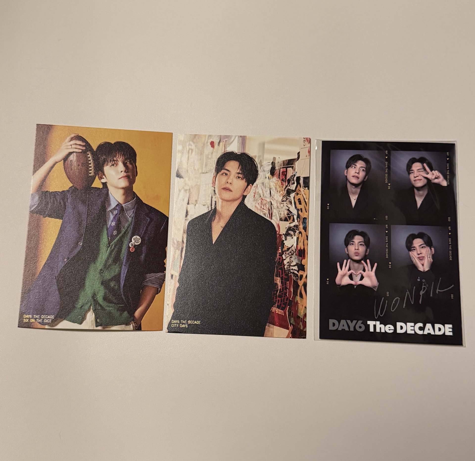 The DECADE 專輯小卡 票卡 明信片 海報