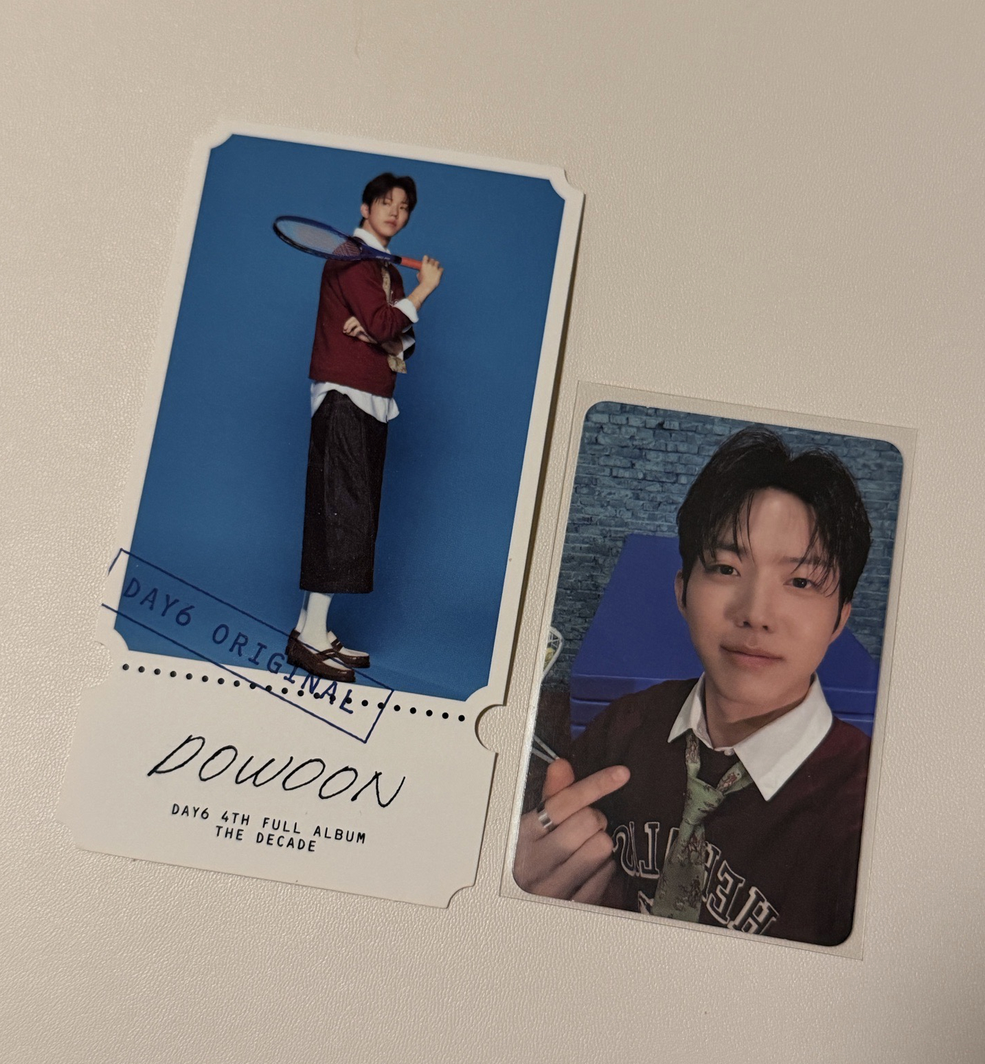 The DECADE 專輯小卡 票卡 明信片 海報