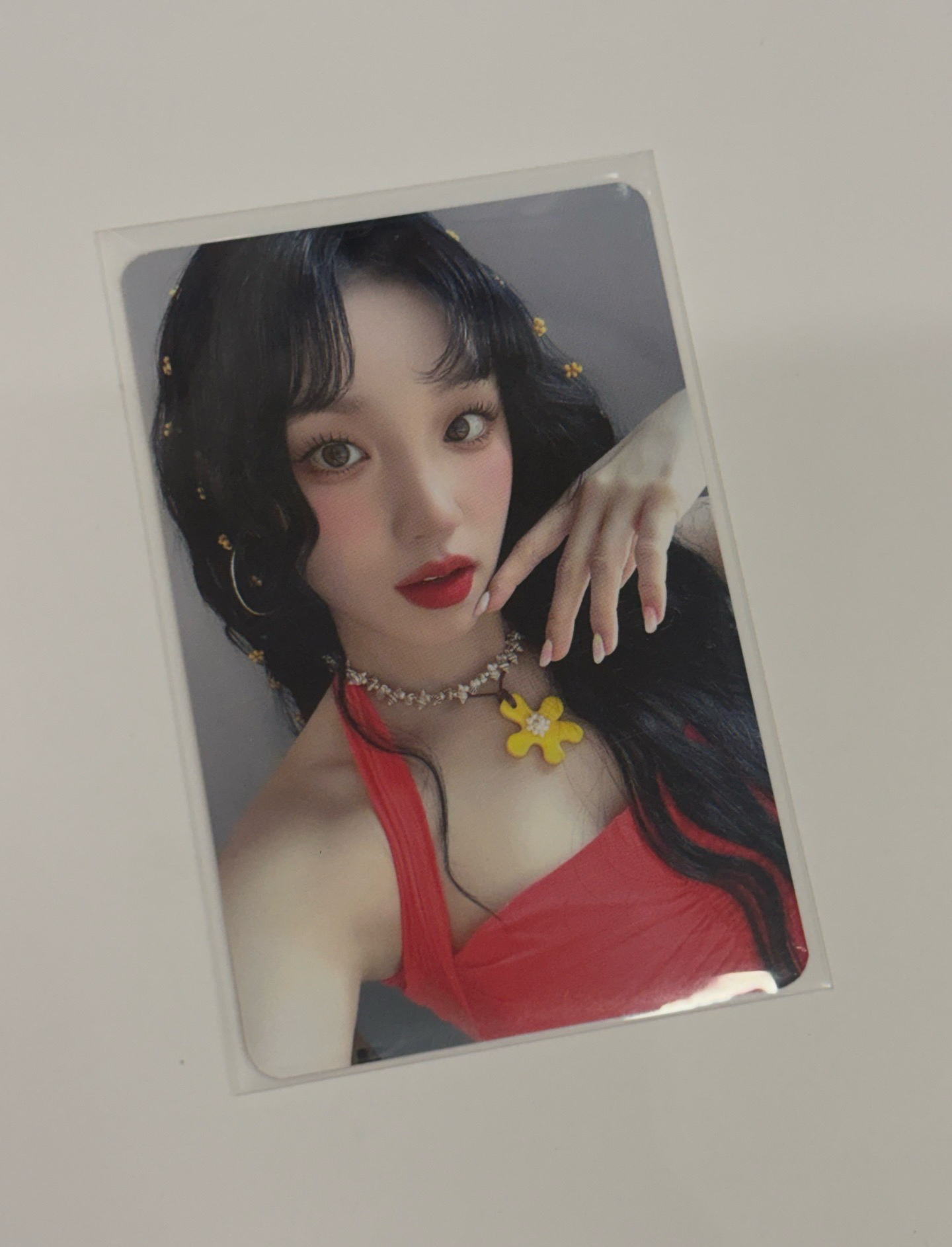 🍓i-dle 雨琦 戳臉 捧臉 棒棒糖 🍓