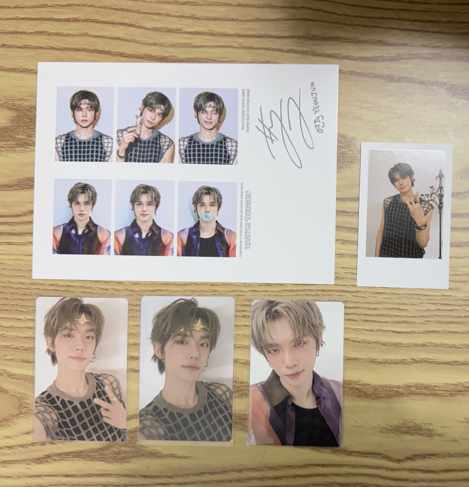 2026年曆 三崔 TXT 然竣 秀彬 杋圭