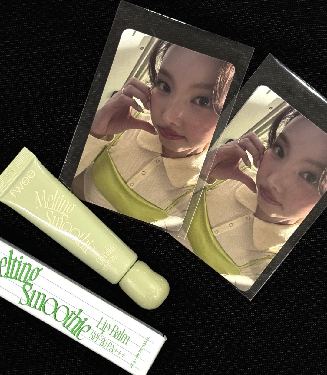 Fwee唇膏娜璉代言小卡