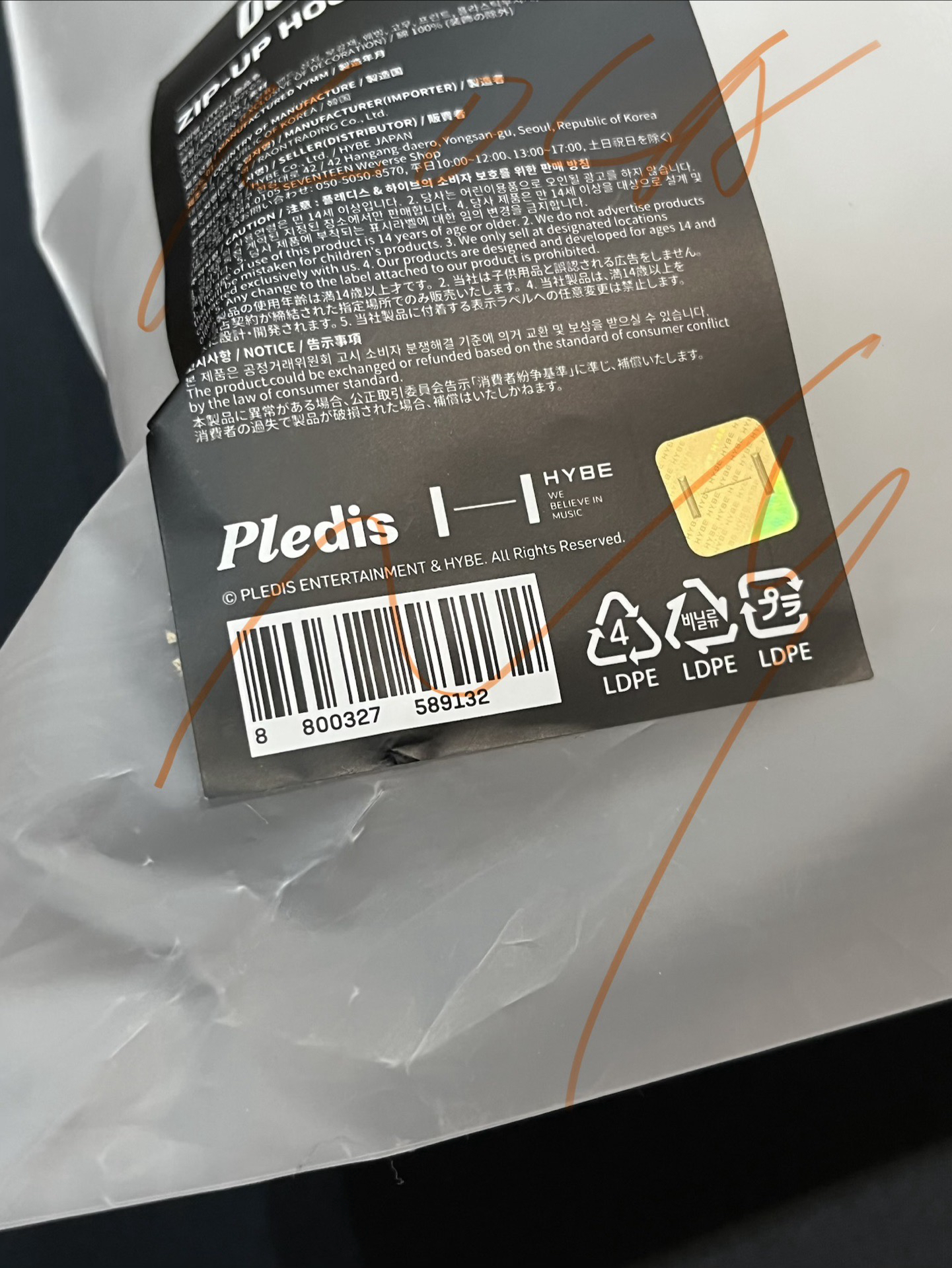 CXM DOUBLE UP 灰色連帽外套 L