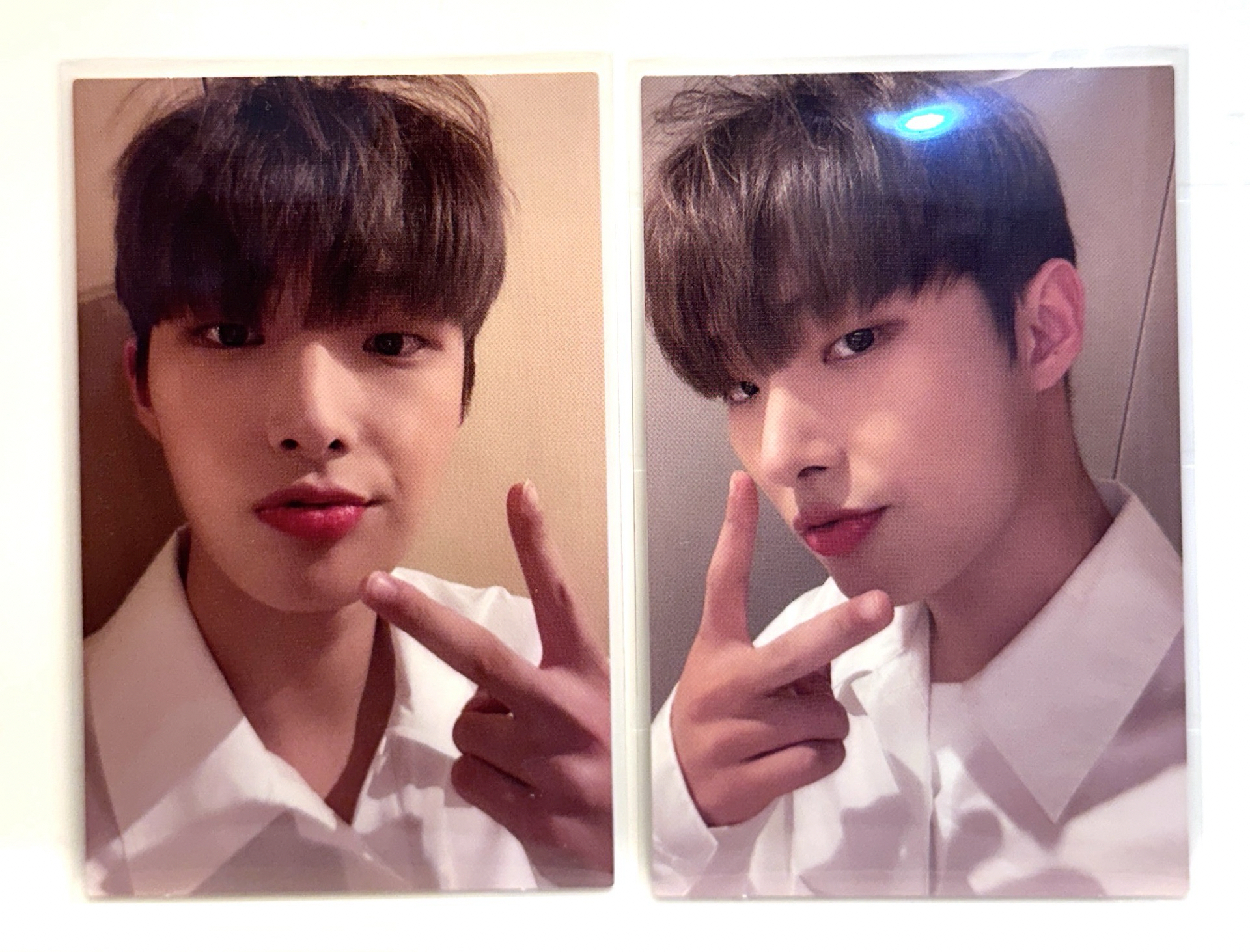 旼琦 白襯衫卡 Fever pt.3專卡（兩張一起