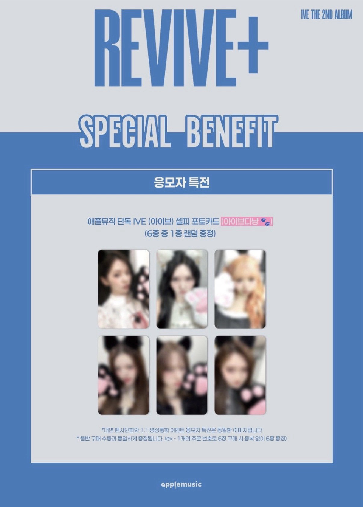 IVE am3 貓爪單特典