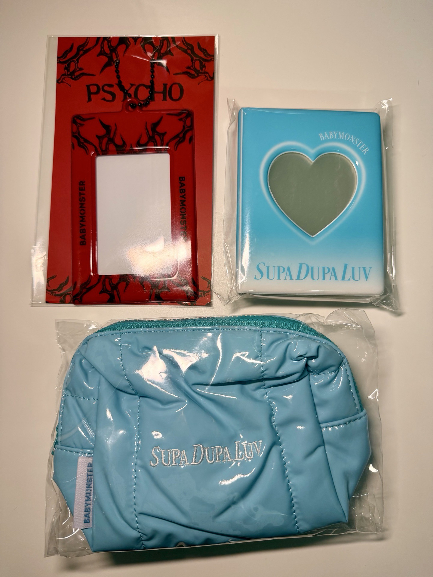 BABYMONSTER PSYCHO 卡套 SDL 卡冊 化妝包 不含卡