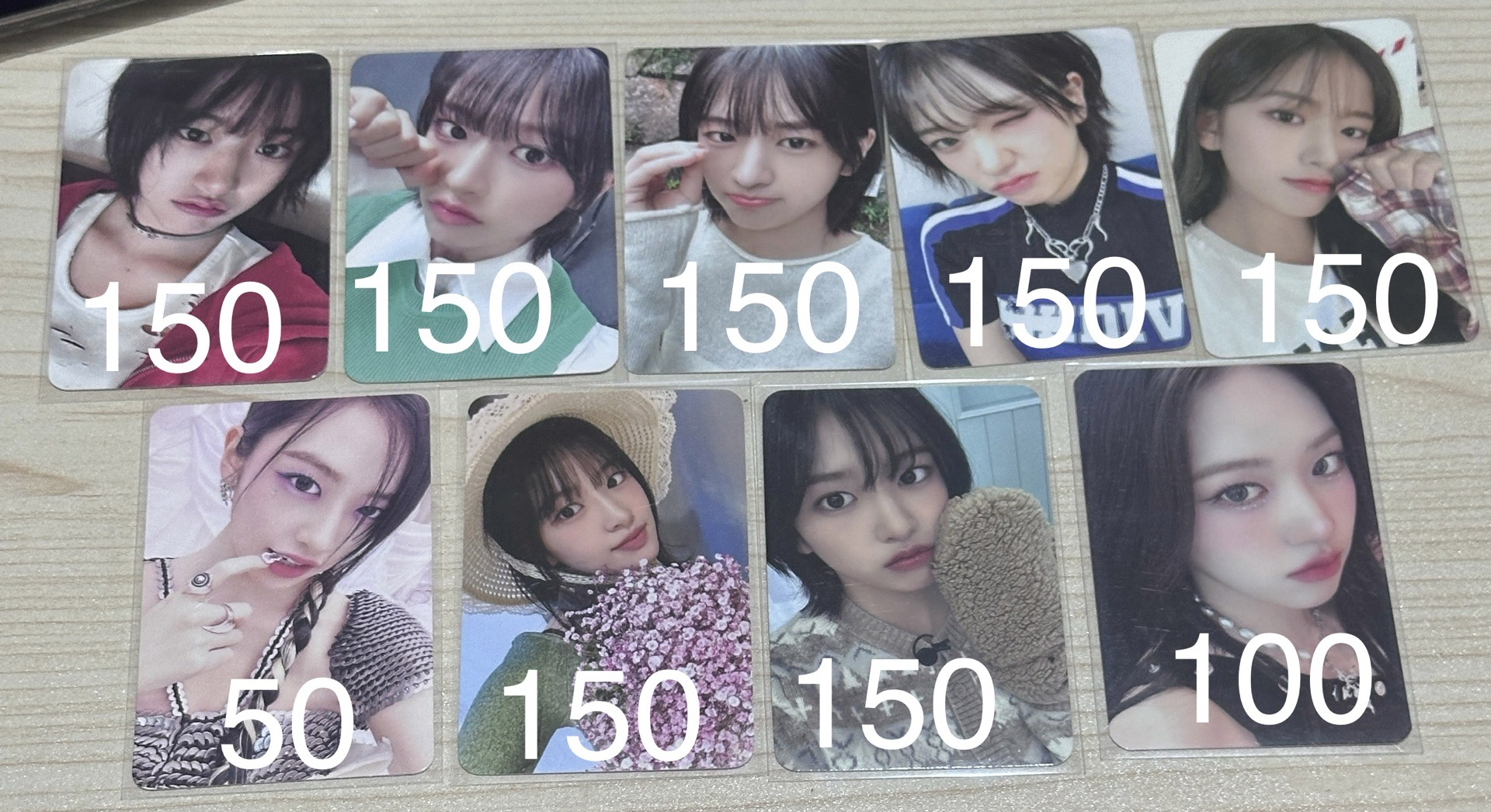 ive 安兪真 特典 專卡