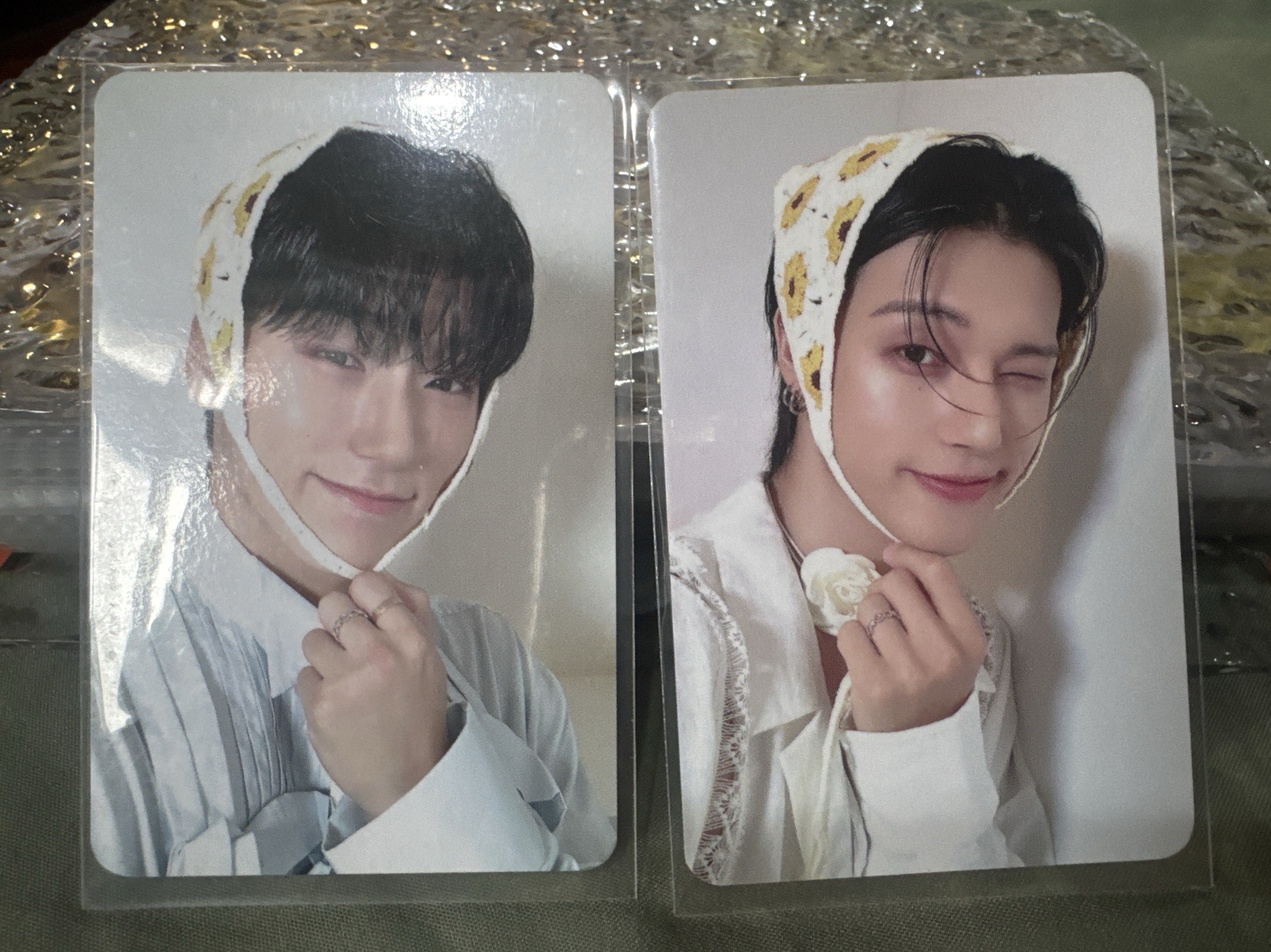 雨傘向日葵頭巾🌻