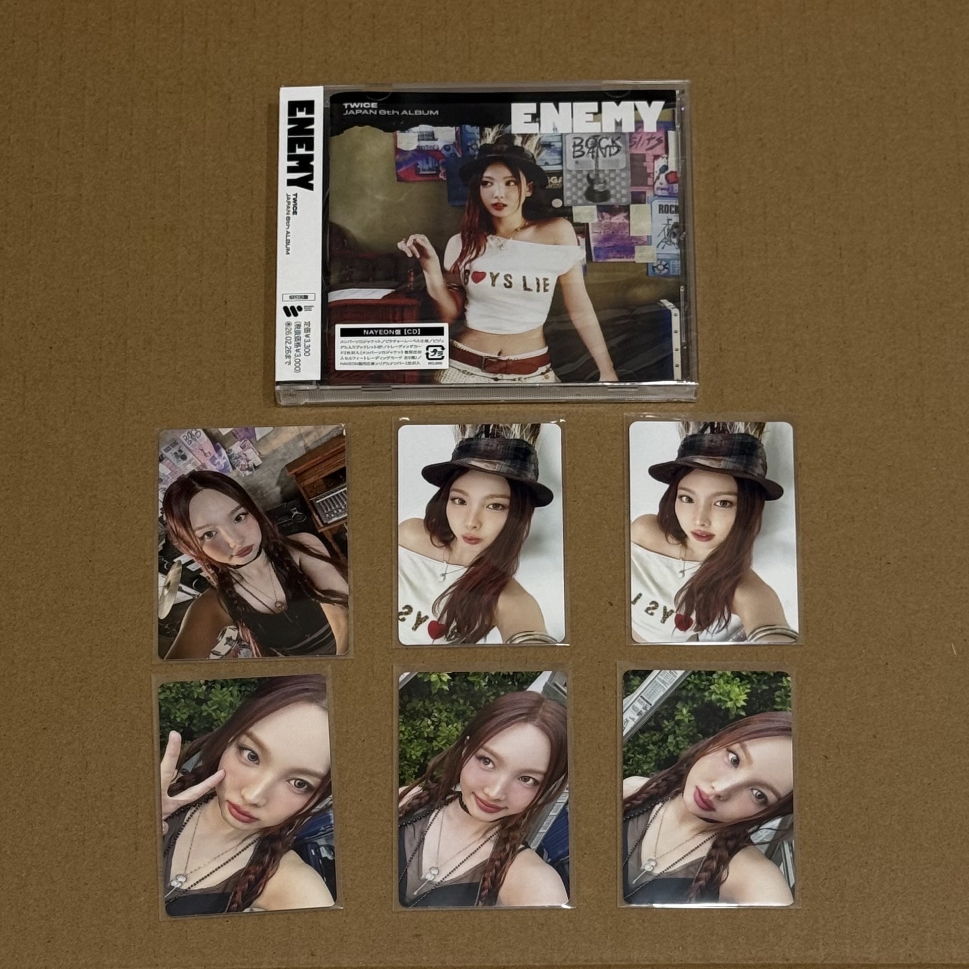 ENEMY 娜璉單封+小卡🩵