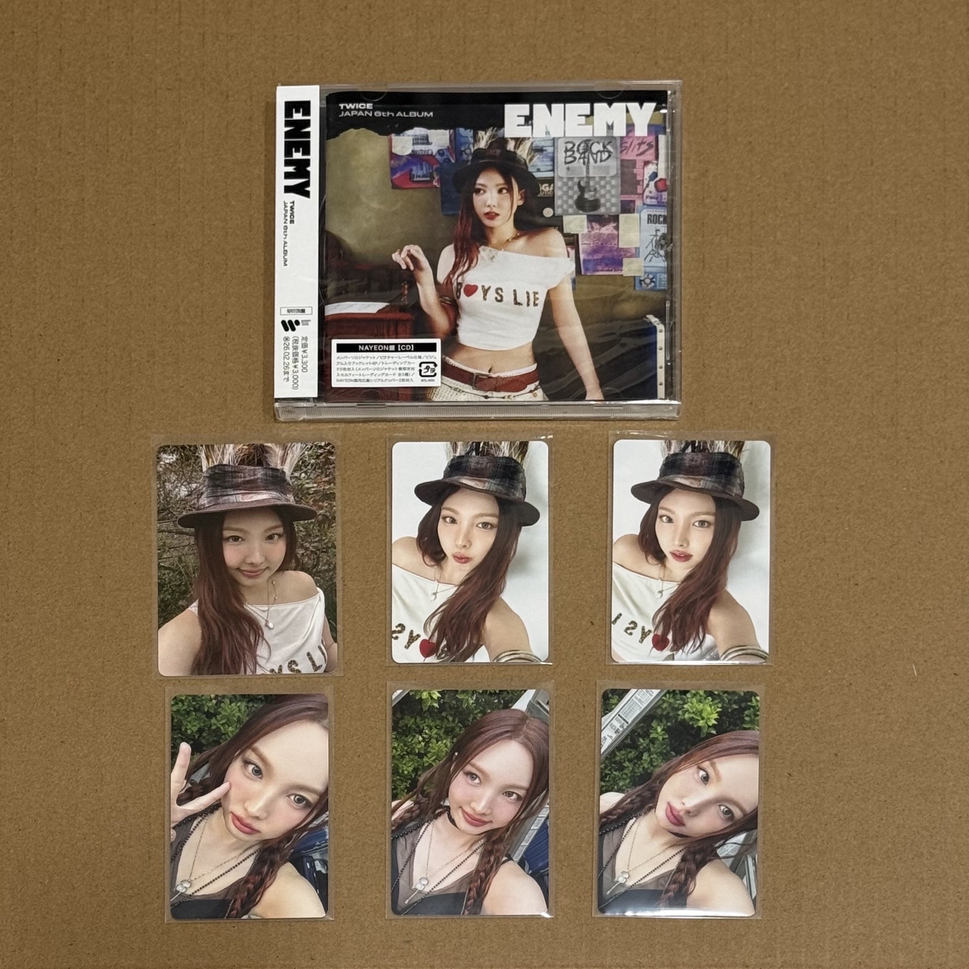 ENEMY 娜璉單封+小卡🩵