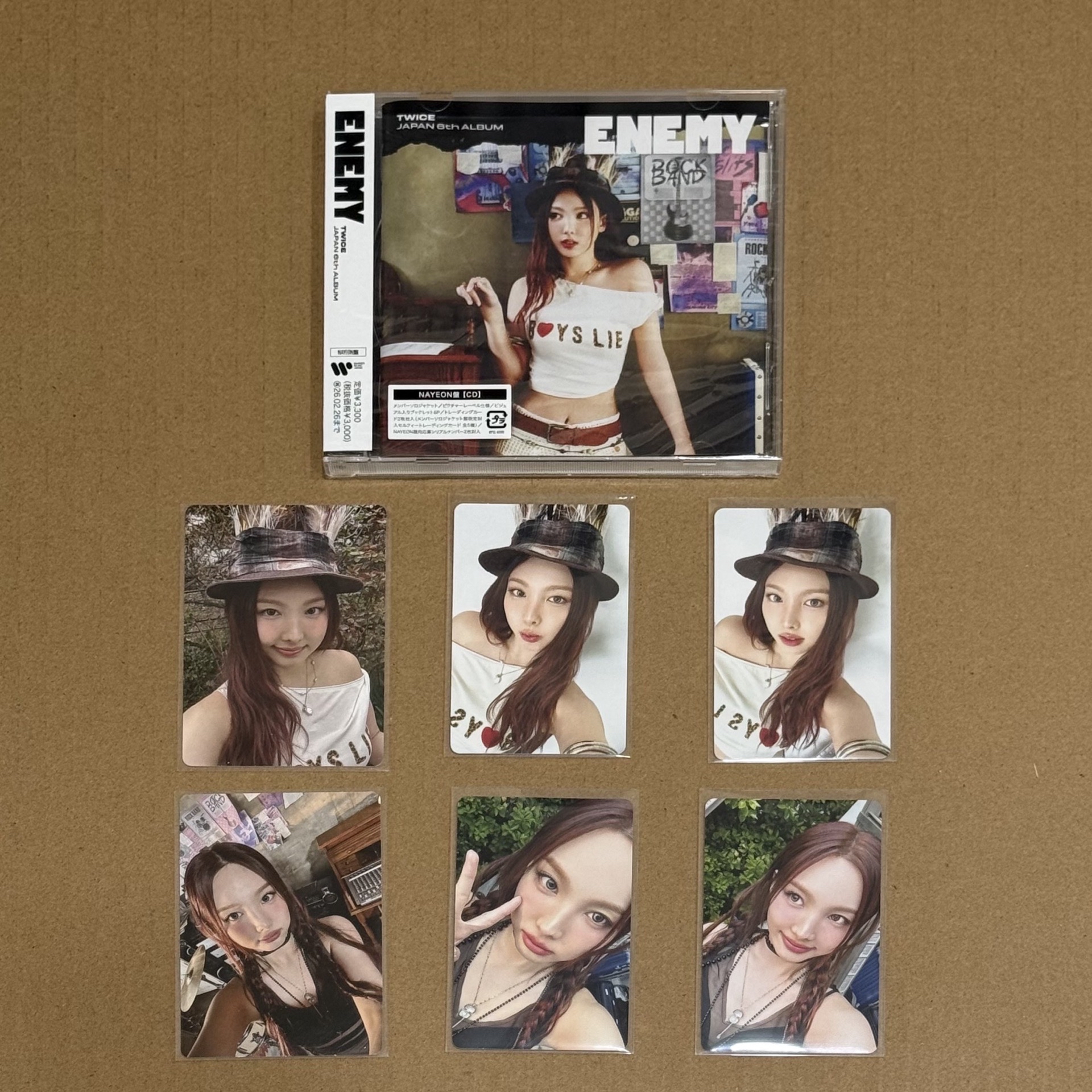 ENEMY 娜璉單封+小卡🩵