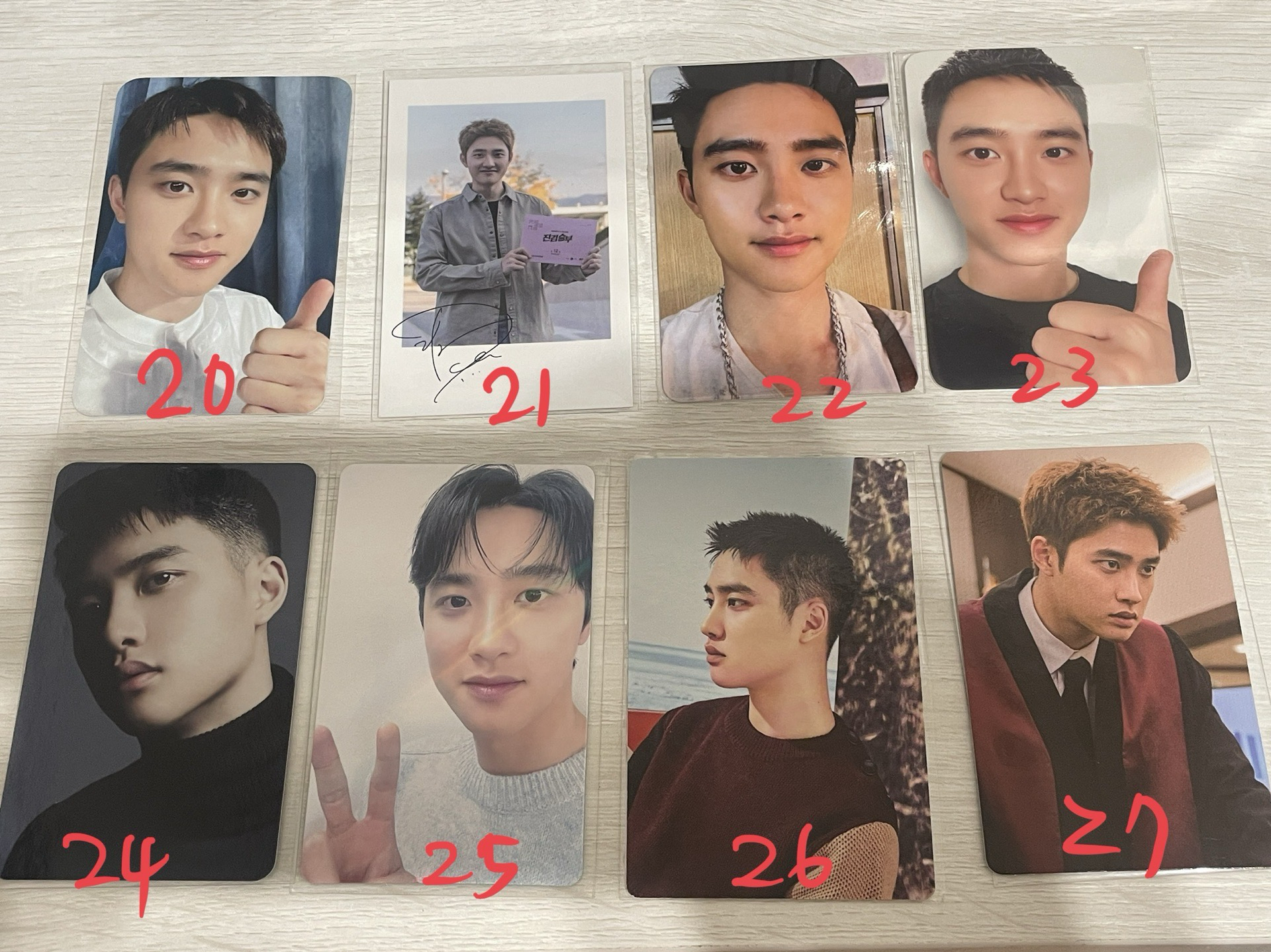 都敬秀專卡/EXO雙人卡/特典卡 現貨