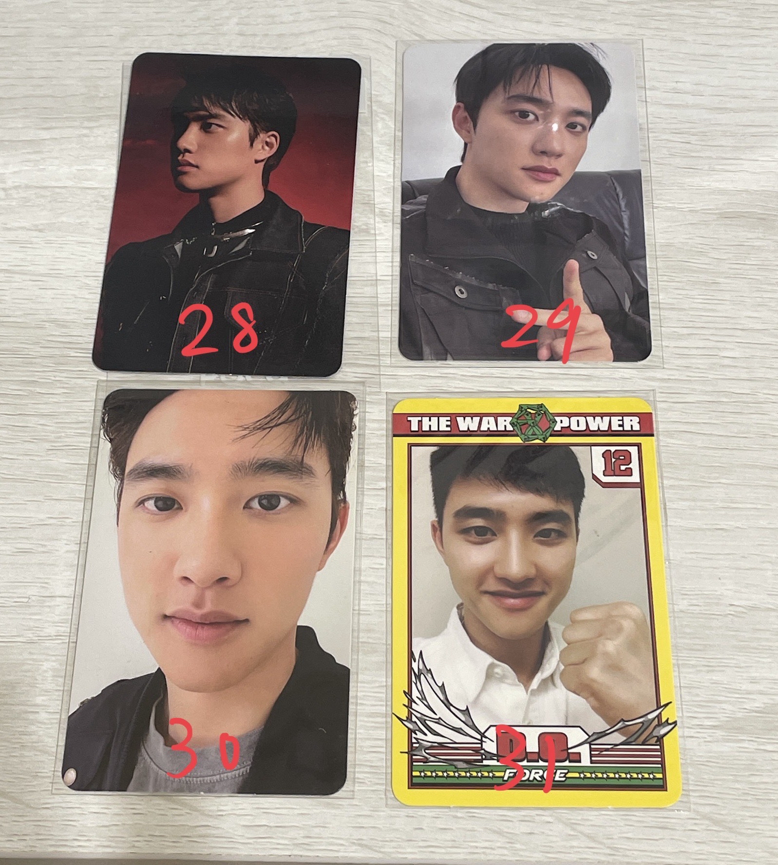 都敬秀專卡/EXO雙人卡/特典卡 現貨