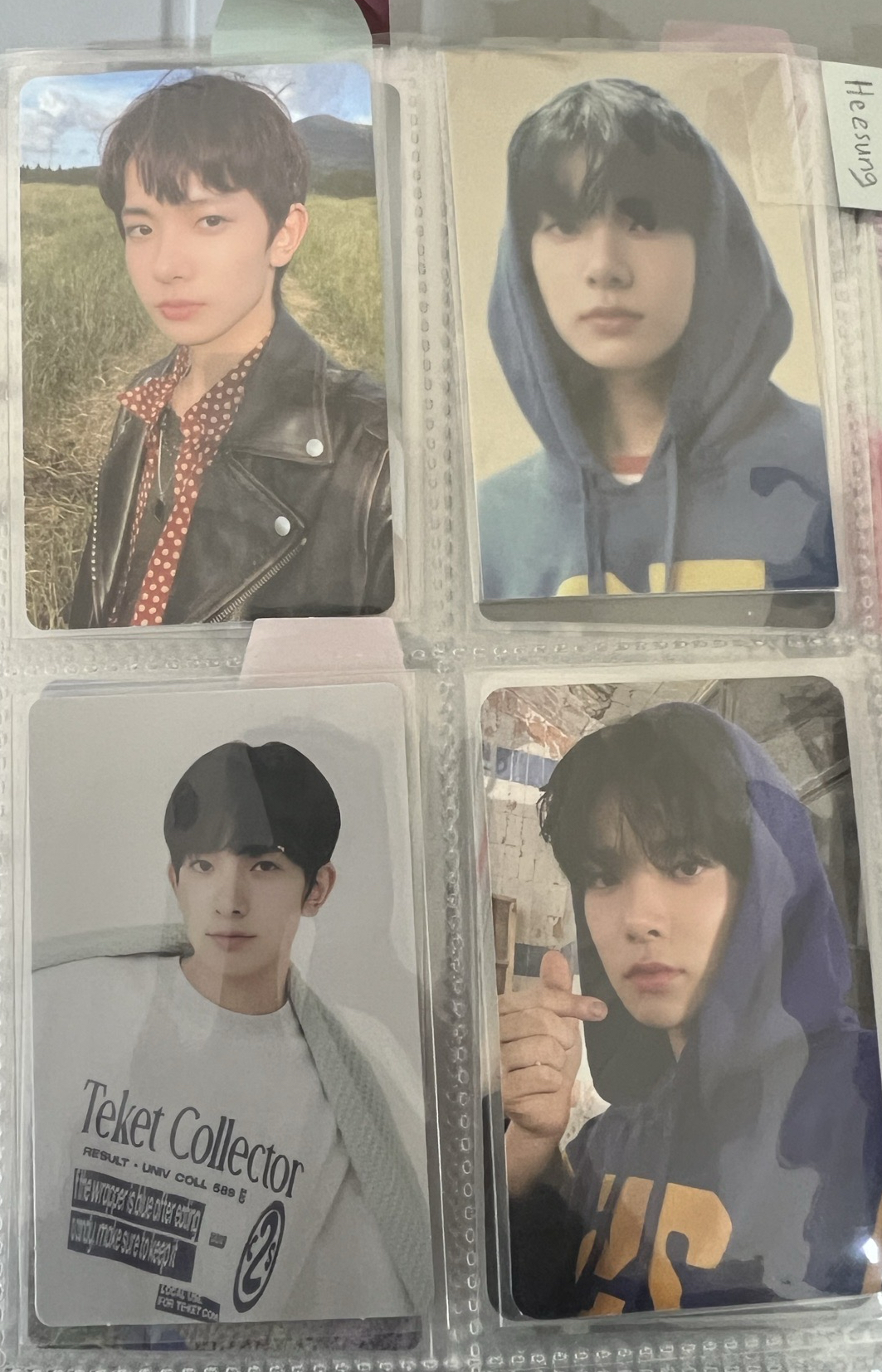 現貨 ENHYPEN HEESEUNG 羲承 藍衣 蝦皮 環球 小盤 特典卡