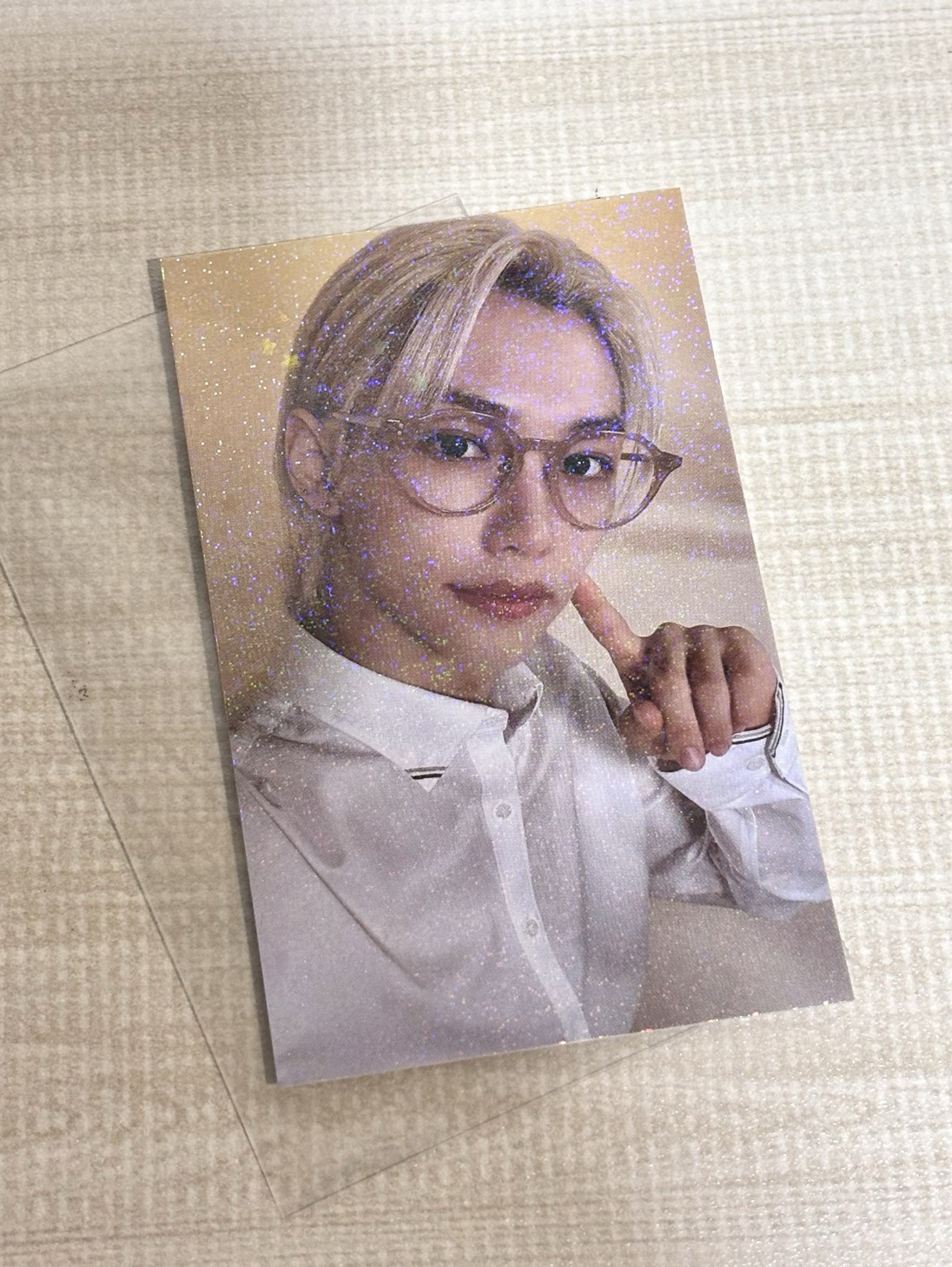 Straykids Felix 樂-star HMV特典卡 星星閃