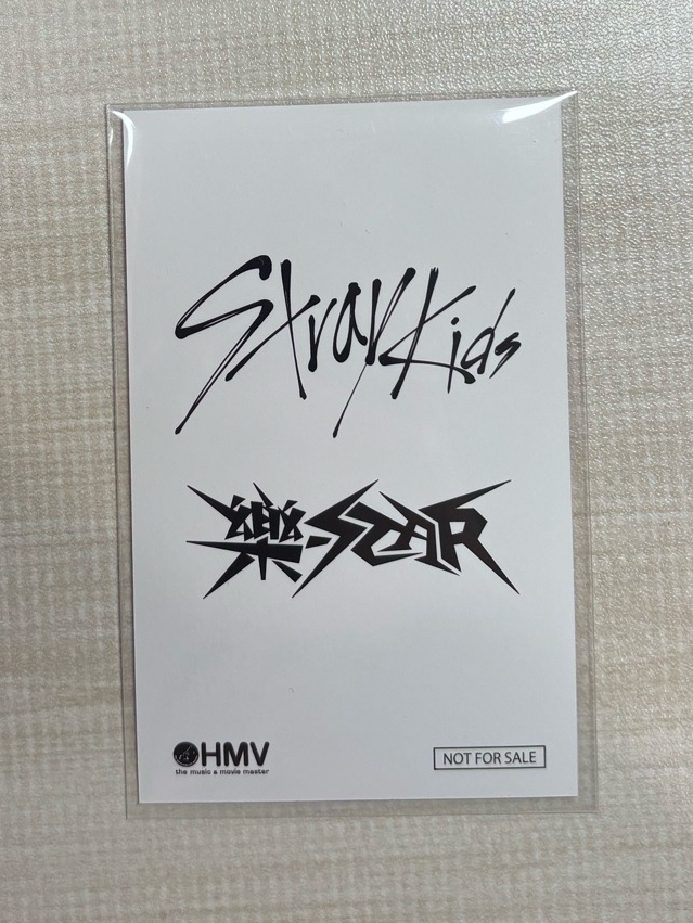 Straykids Felix 樂-star HMV特典卡 星星閃