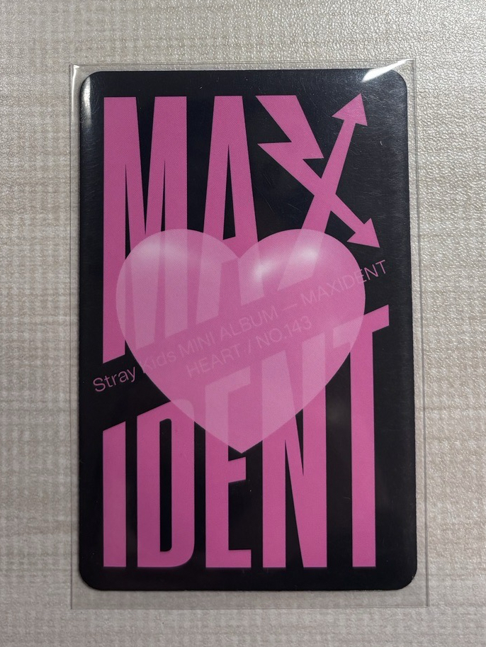 Straykids Han 韓知城 Maxident 專輯小卡 專卡