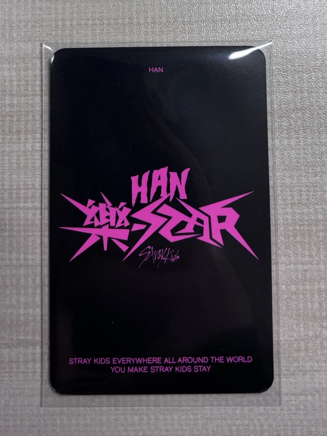 Straykids Han 韓知城 樂-star 專輯小卡 專卡